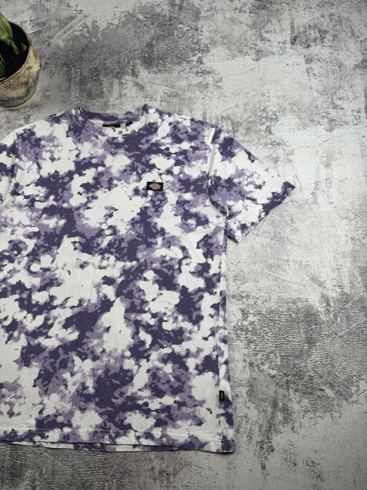 Dickies Dickies Sunburg Tie Dye Purple Medium Skate Rap Jersey Hip Hop Tee T Shirt Size US M / EU 48-50 / 2 - 3 Thumbnail