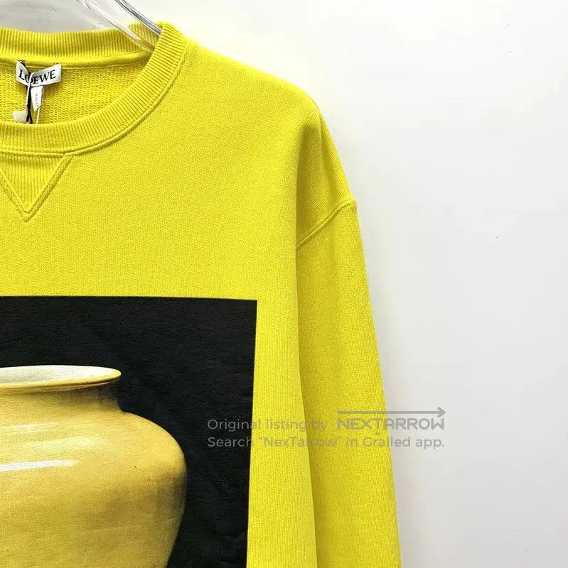 Loewe Loewe Yellow Cotton Women's Sweatshirt . Size XS / US 0-2 / IT 36-38 - 3 Thumbnail