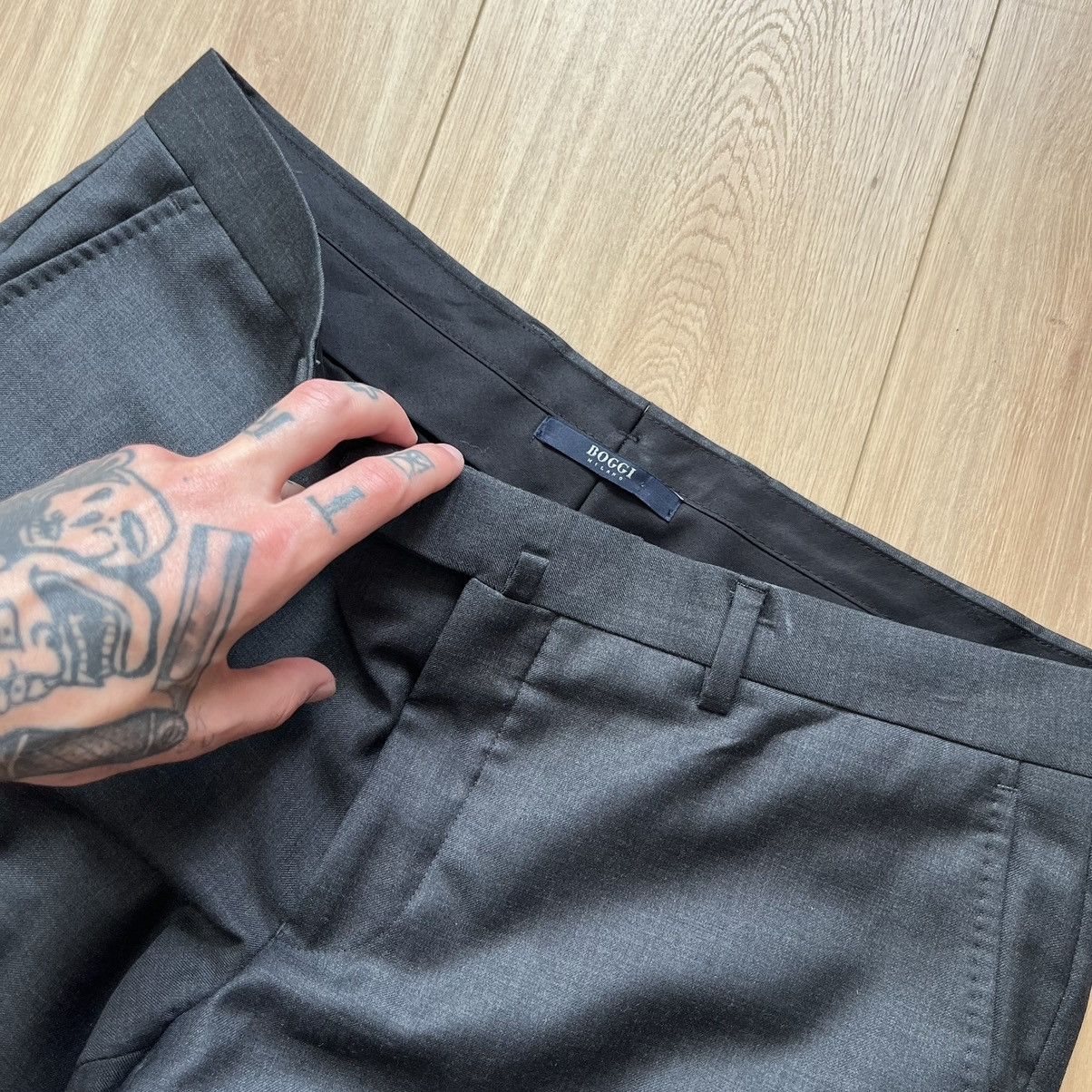 Boggi Boggi Milano Classic Pants Size US 33 - 3 Thumbnail