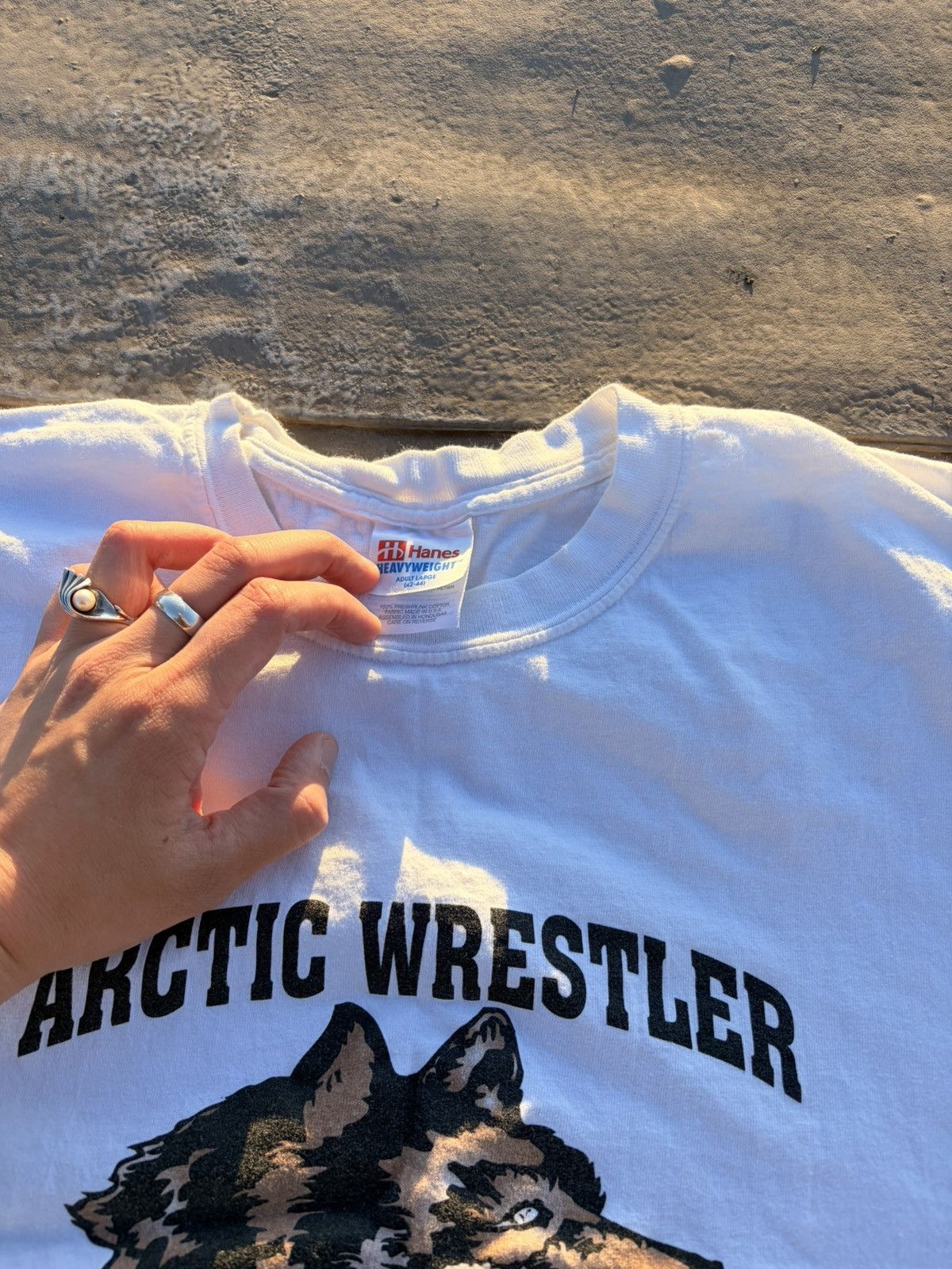 Vintage Wolf Crop Tee Size US M / EU 48-50 / 2 - 3 Thumbnail