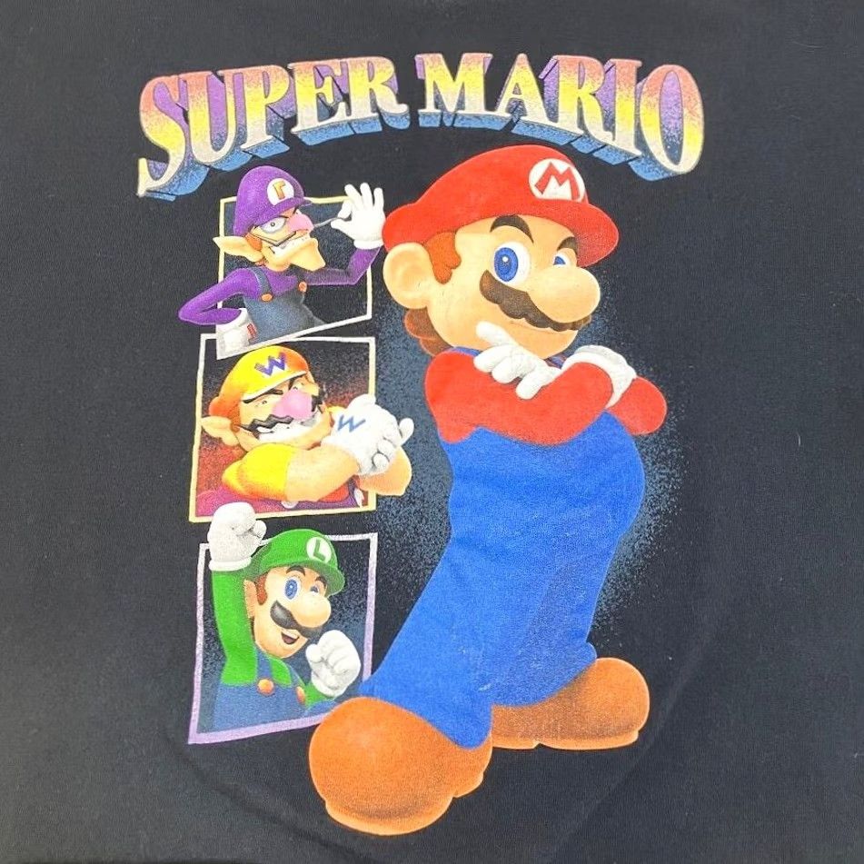 Nintendo Nintendo Super Mario Bros. Character Graphic T-Shirt Men M Black Retro Cartoon Size US M / EU 48-50 / 2 - 3 Thumbnail