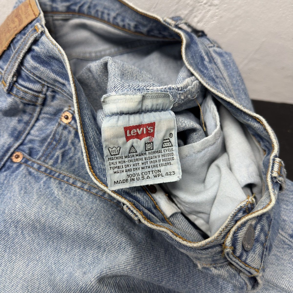 Levi's 90s Levi's 501 Faded Distressed Jeans USA ERD Grunge Chrome Size US 32 / EU 48 - 12 Thumbnail