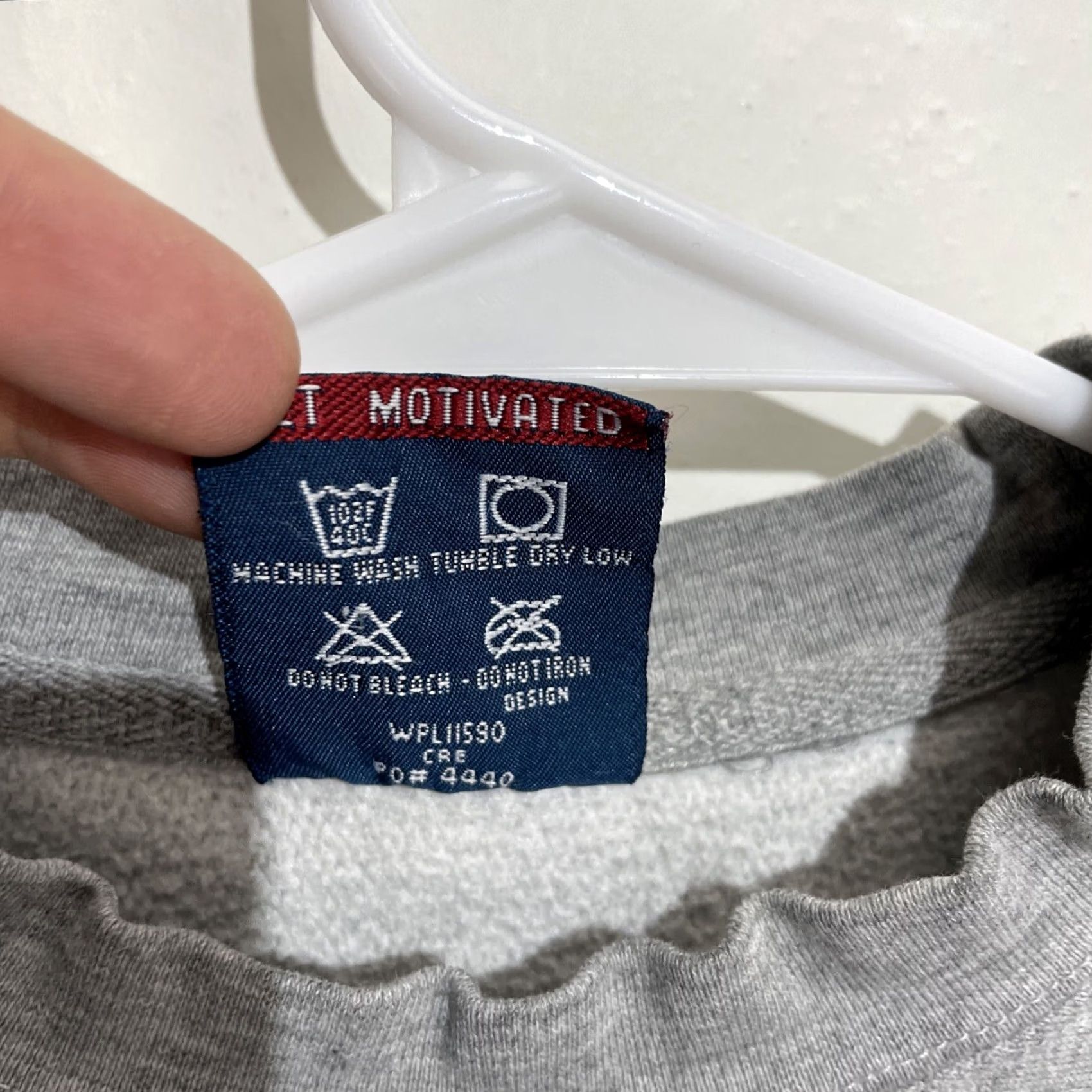 Vintage VINTAGE Grey Sweatshirt MV Sport Pro Weave Small Pullover Crewneck Size US S / EU 44-46 / 1 - 3 Thumbnail