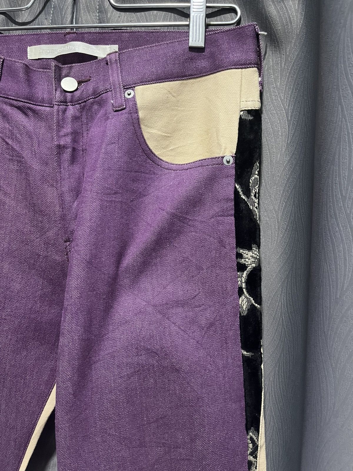 Japanese Brand Rare Inpaichthys Kerri two-tone jeans Size US 31 - 4 Thumbnail