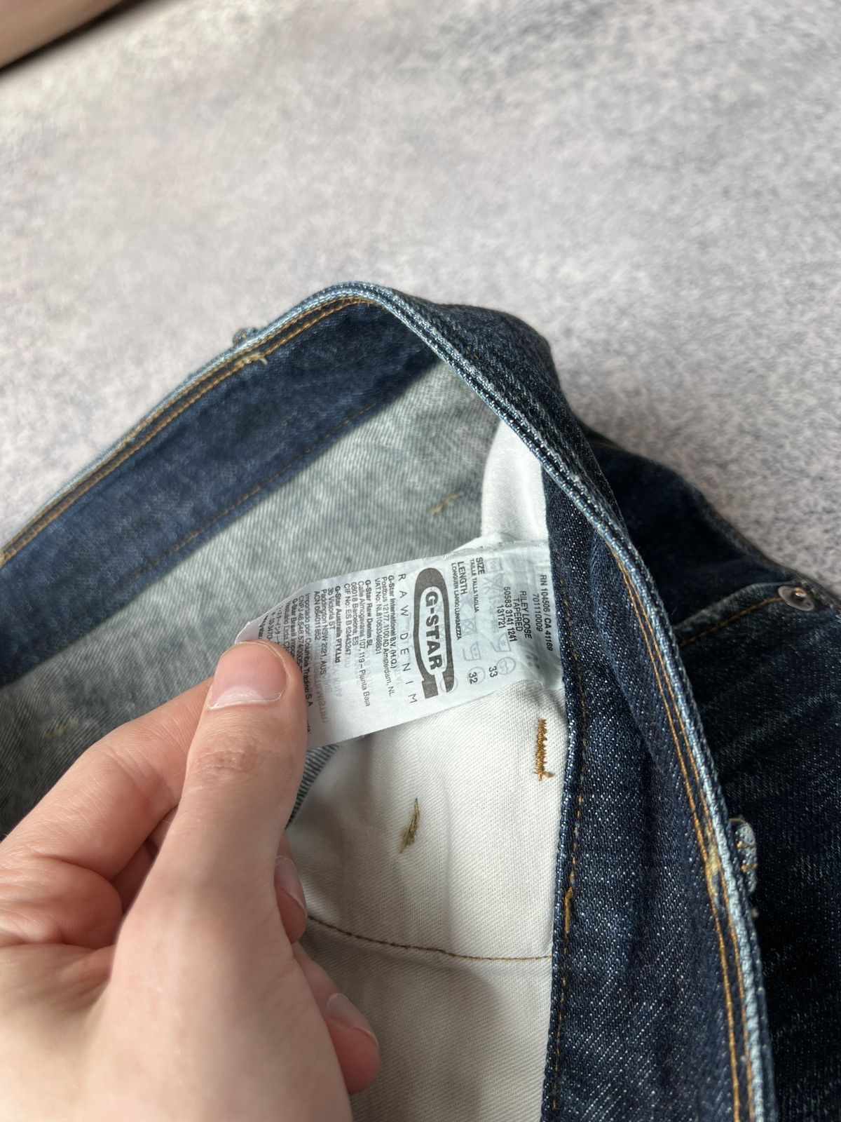 G-Star × Vintage Vintage G-Star Raw Denim Jeans Size US 33 - 7 Thumbnail