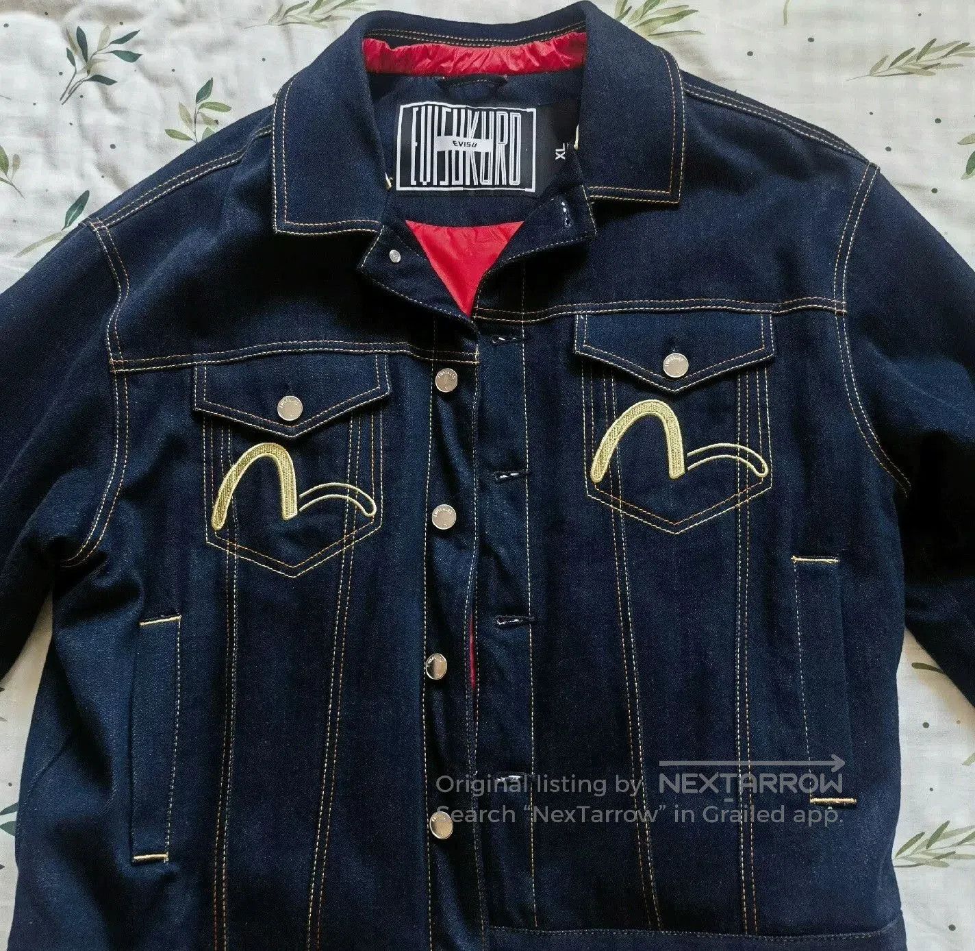 Evisu EVISU Quilted Jacket. Size US XL / EU 56 / 4 - 2 Thumbnail