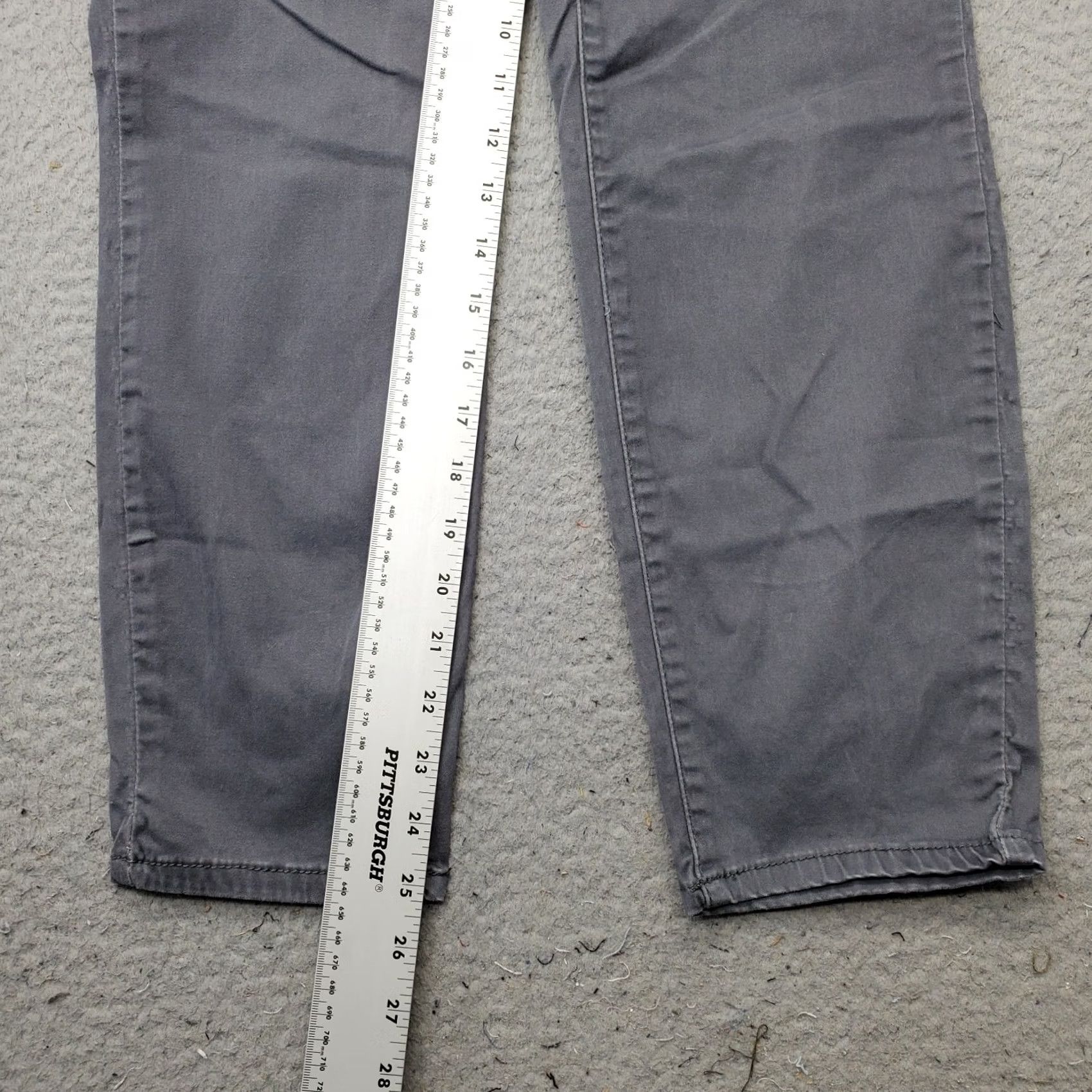 Buffalo David Bitton Buffalo Jeans Women 10 Skinny Gray Stretch Ankle Grazer Mid-Rise Size 32" / US 10 / IT 46 - 4 Thumbnail