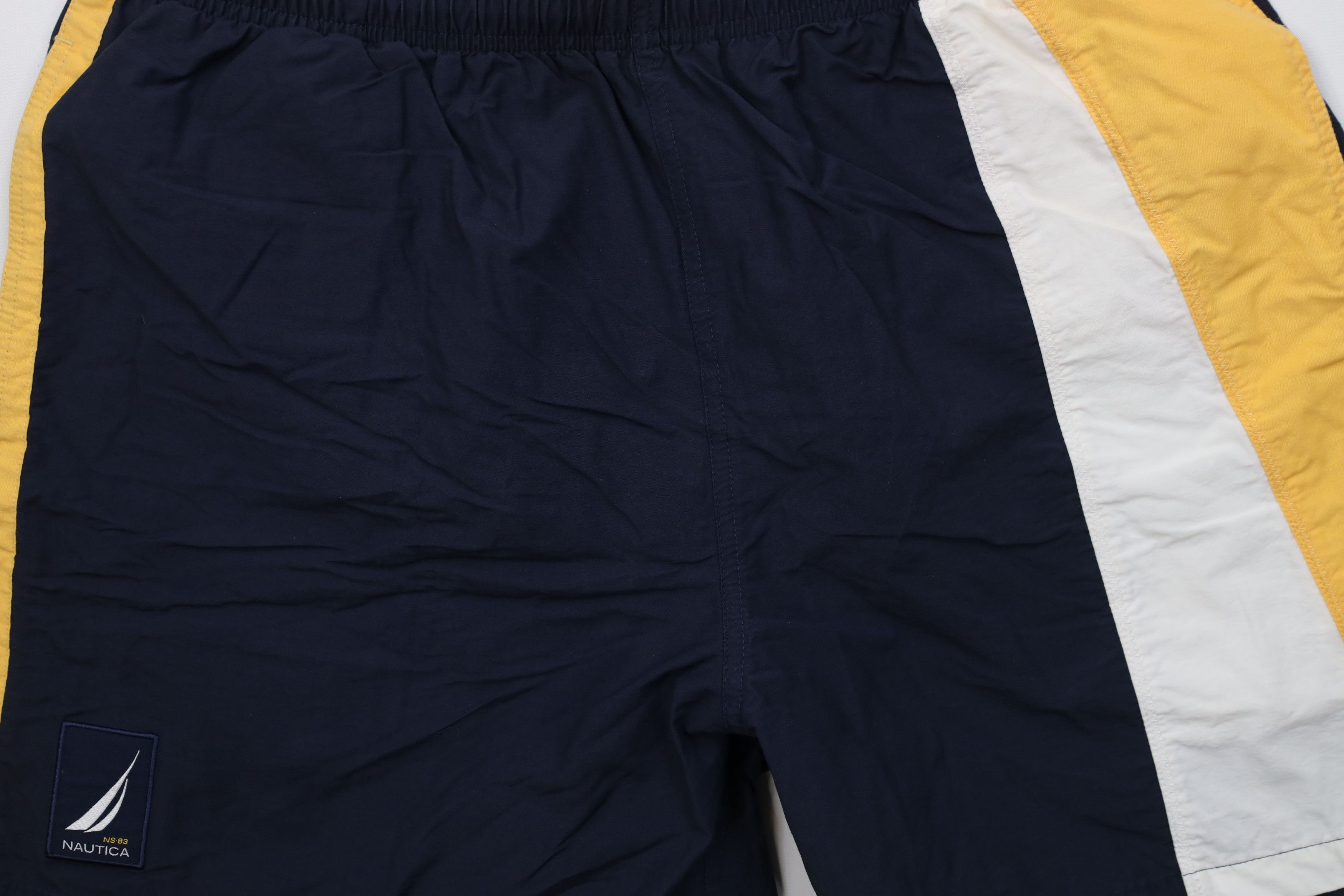 Nautica Vintage 90s Nautica Lined Above Knee Shorts Swim Trunks Size US 34 / EU 50 - 3 Thumbnail