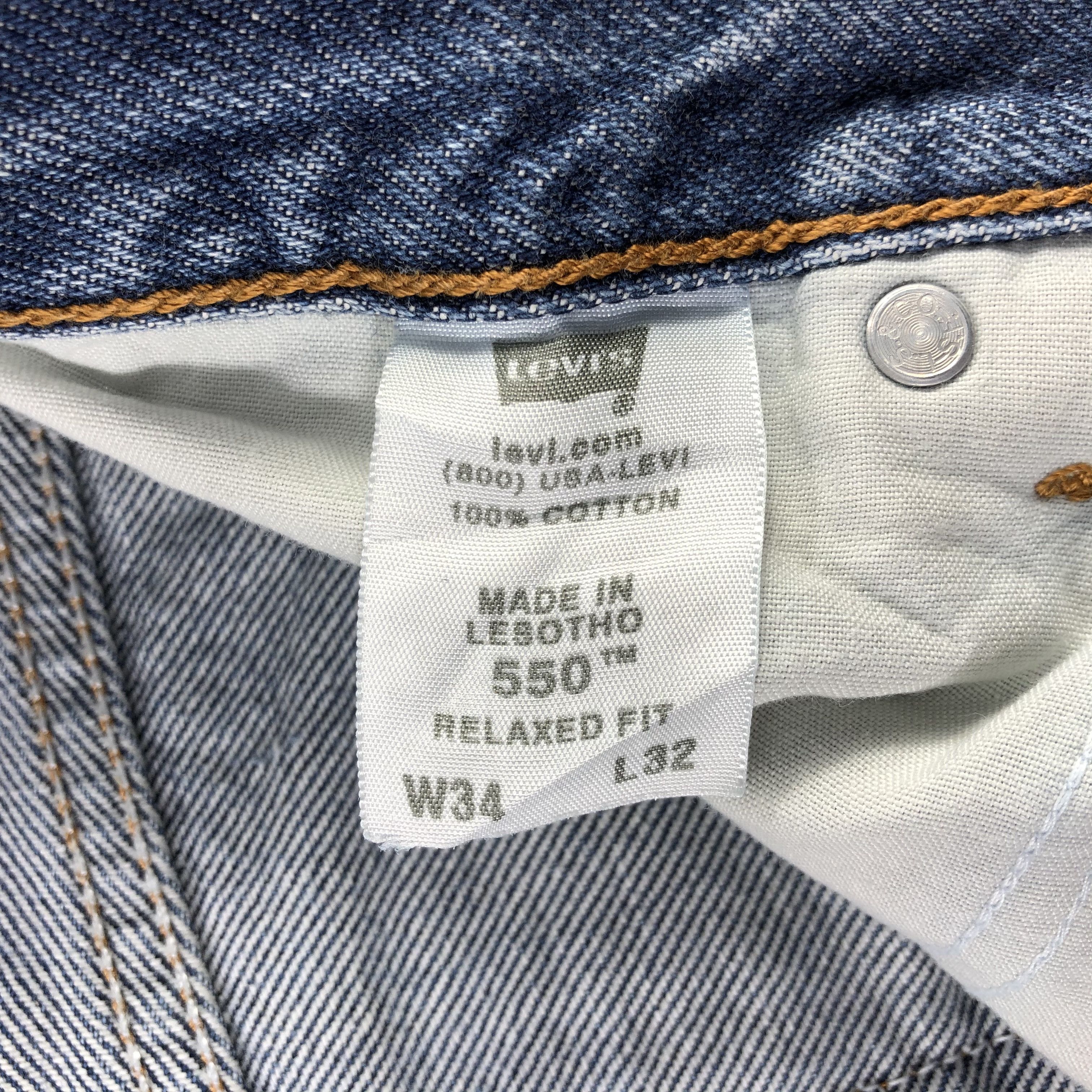 Levi's Vintage Levi's 550 Jeans Stone Wash Denim KJ1413 Size US 34 / EU 50 - 12 Thumbnail