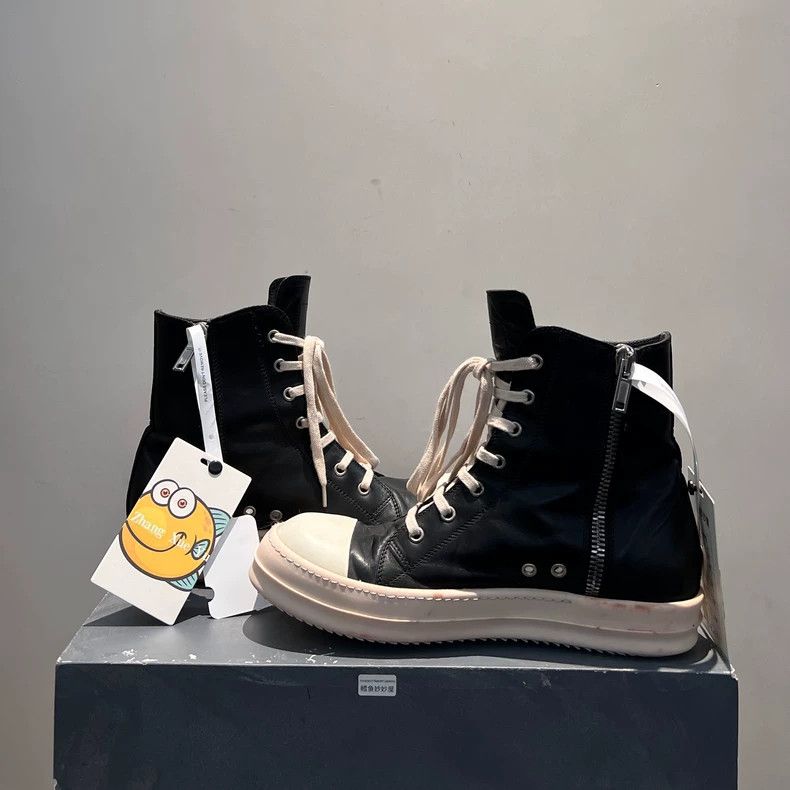 Rick Owens rick owens High top Converse board shoes Size US 7.5 / EU 40-41 - 3 Thumbnail