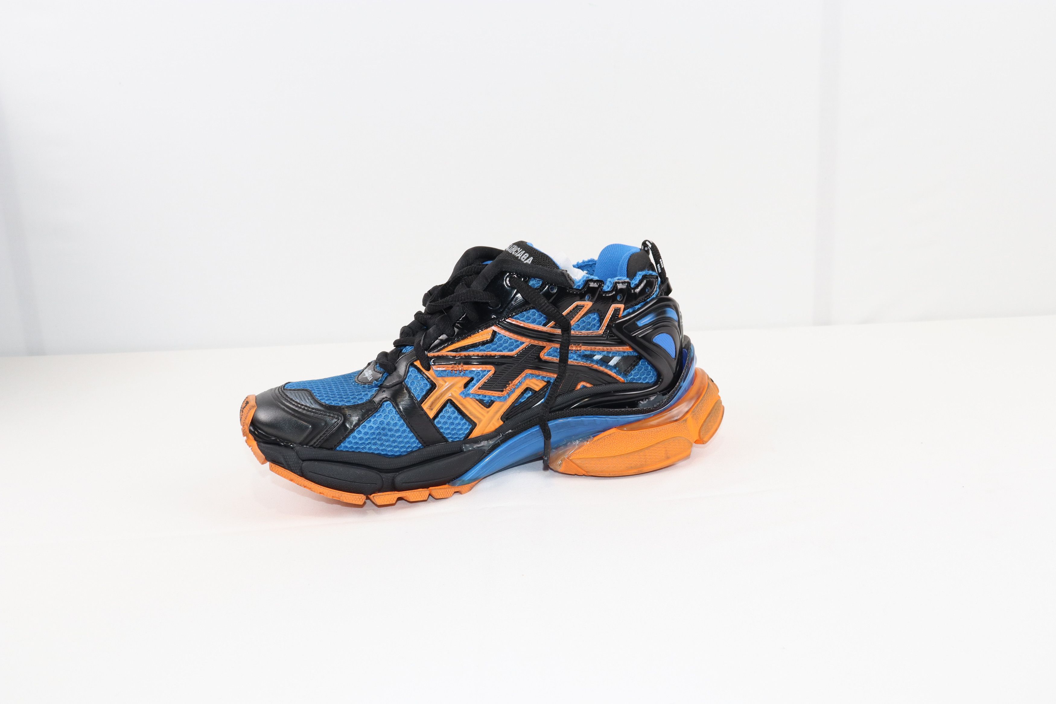 Balenciaga o1rshd1 Q:3 / Caged Mesh Runners Knicks Color Way Multicolor Size US 9 / EU 42 - 4 Thumbnail