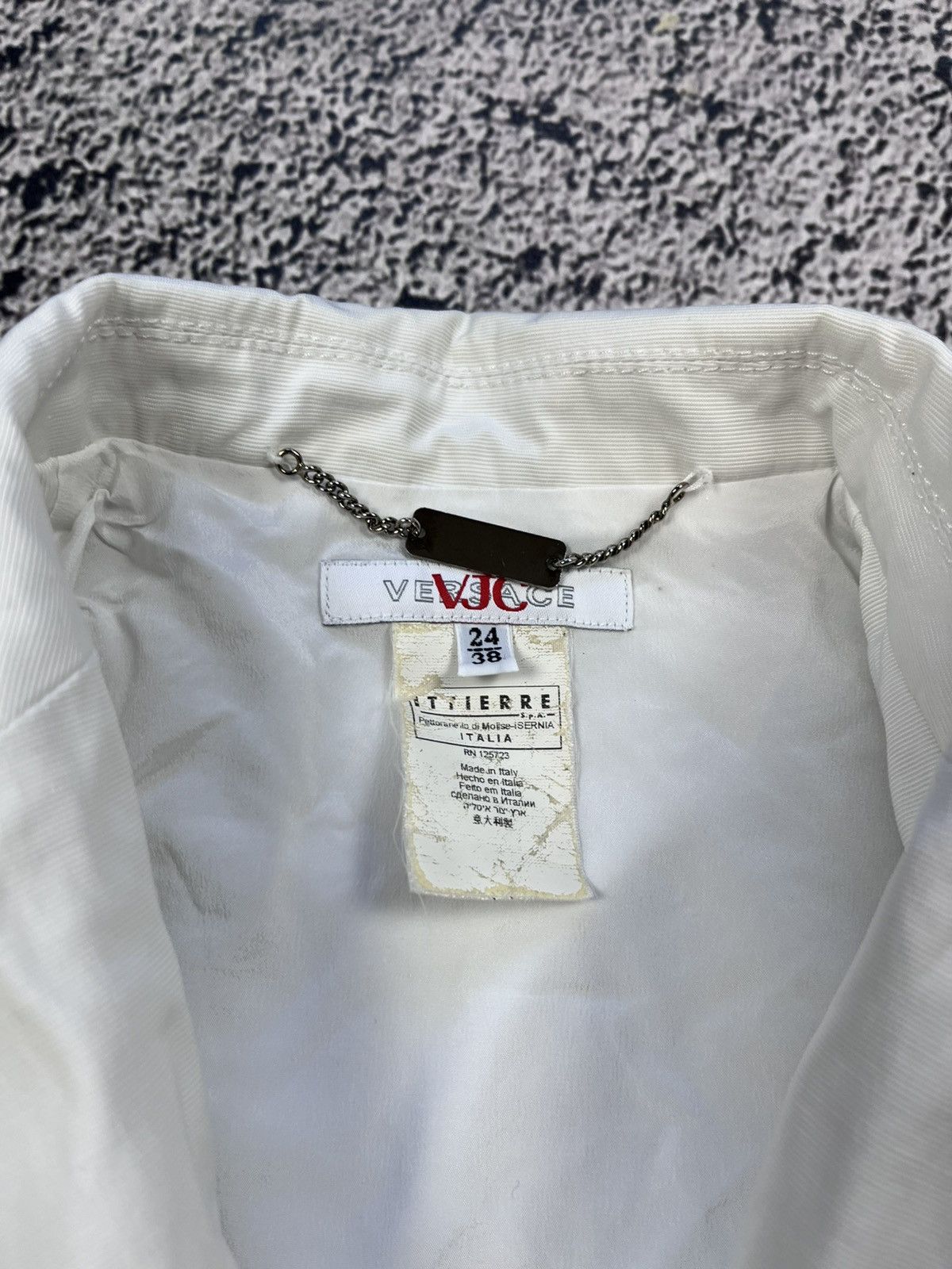 Versace Jeans Couture Vintage Versace VJC white blazer jacket size 38 Size XS / US 0-2 / IT 36-38 - 6 Thumbnail