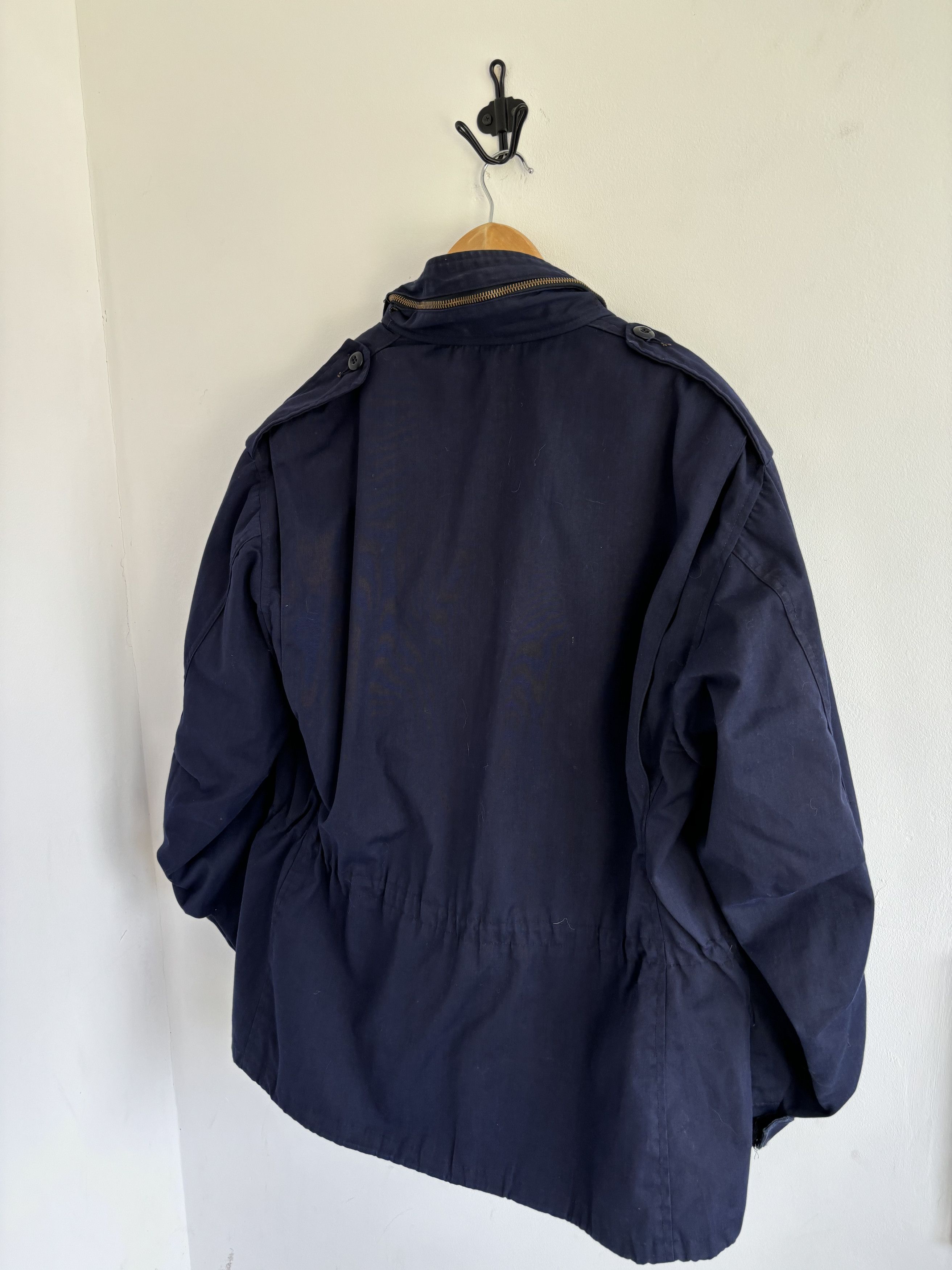 Japanese Brand Vintage Deadstock M65 Navy Scovill Zipper Jacket Size US L / EU 52-54 / 3 - 10 Thumbnail