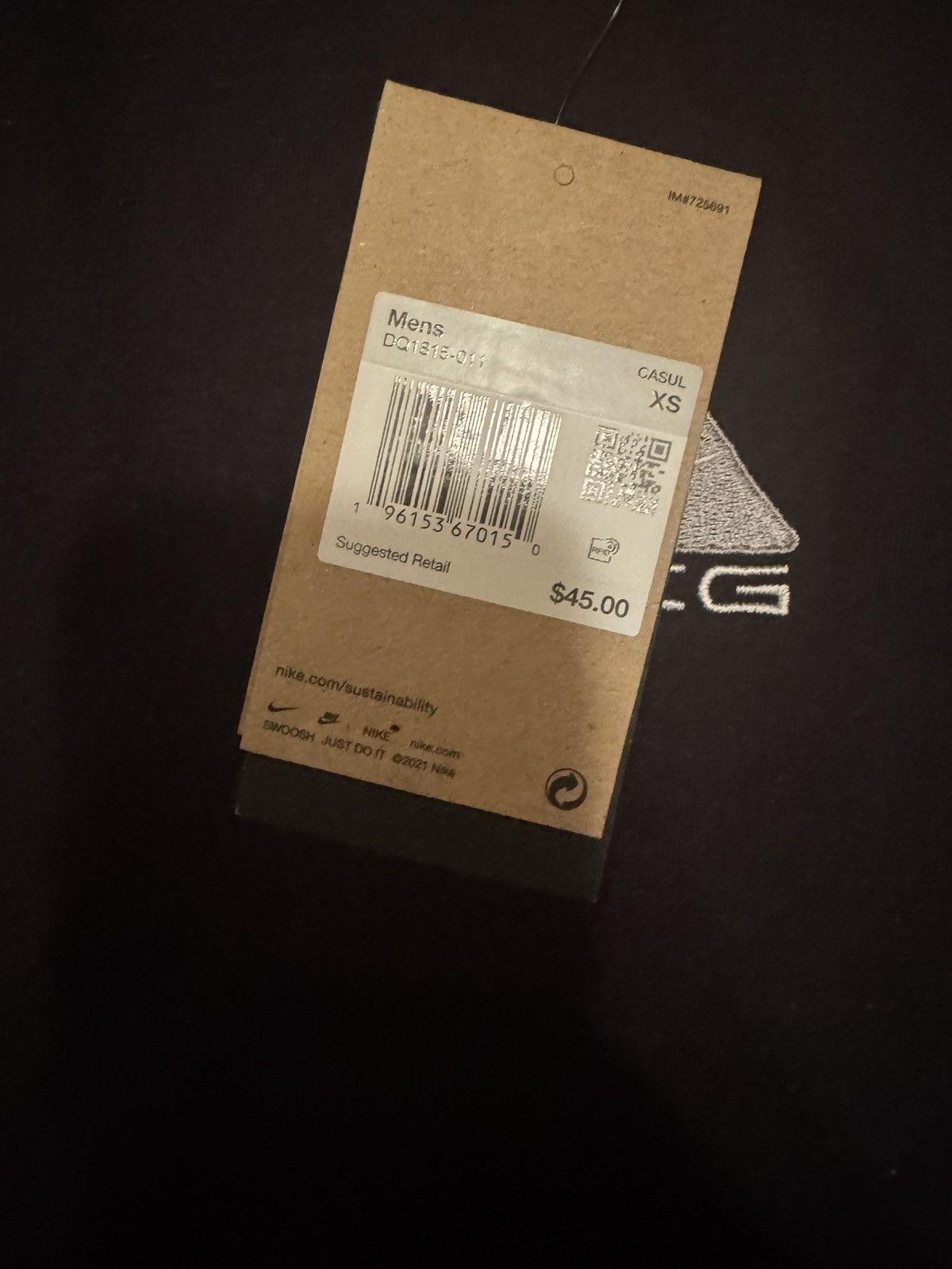 Nike ACG NIKE ACG LUNGS TSHIRT (LOT of 2) BLACK / WHITE - XS Size US XS / EU 42 / 0 - 7 Thumbnail