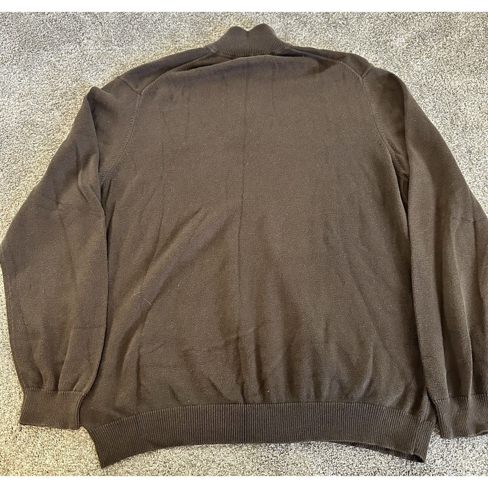 Eddie Bauer Mens Eddie Bauer Quarter Zip Cotton & Cashmere XL TALL Size US XL / EU 56 / 4 - 9 Thumbnail