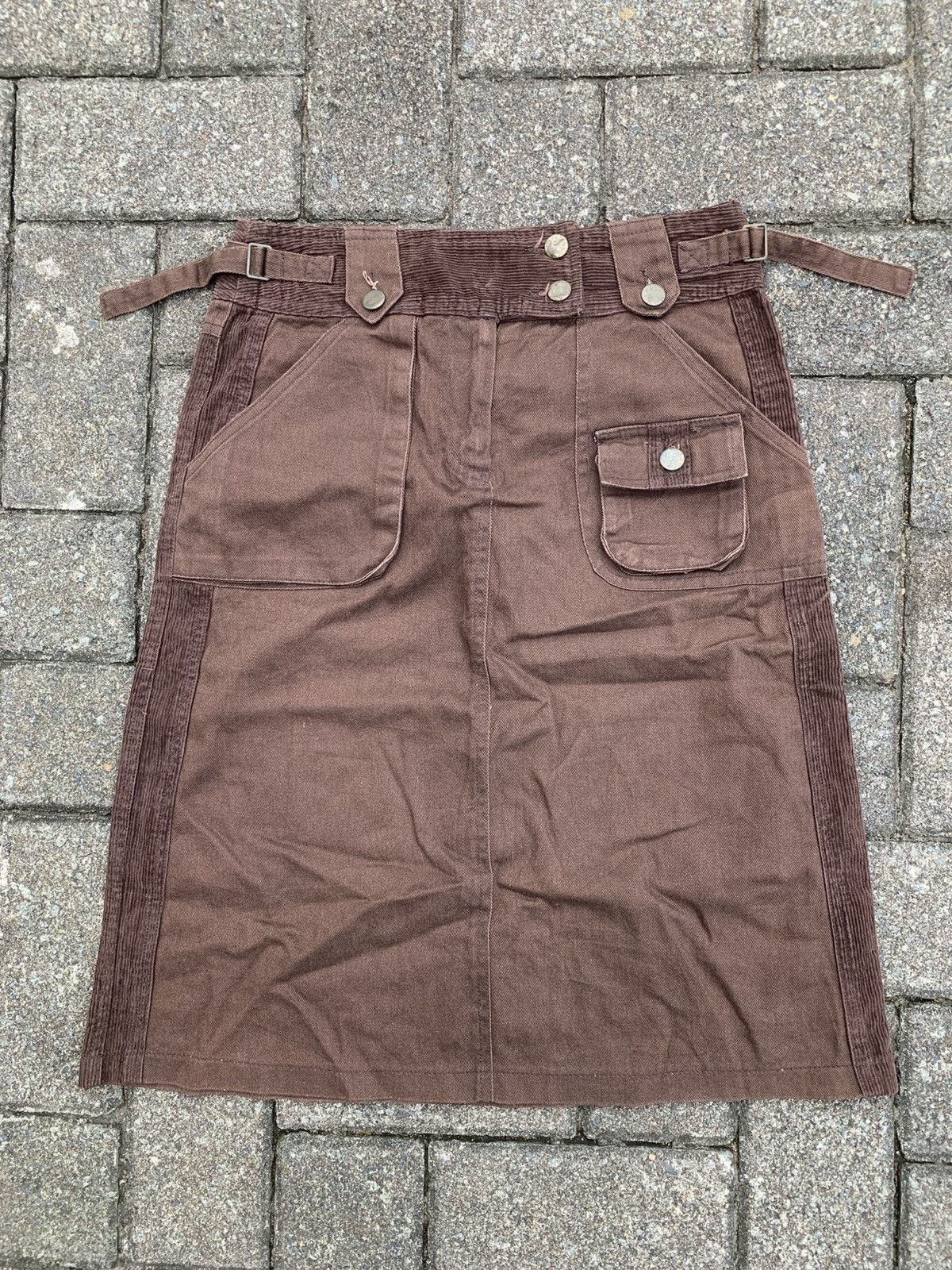 Ma+ Japanese Military Multi Pocket Skirt Size 28" / US 6 / IT 42 - 1 Thumbnail