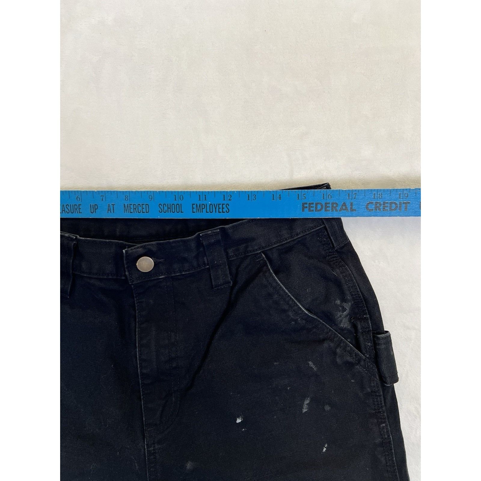 Other Brahma Black Canvas Carpenter Pants Size 32x30 Work Wear Sta Size US 32 / EU 48 - 7 Thumbnail