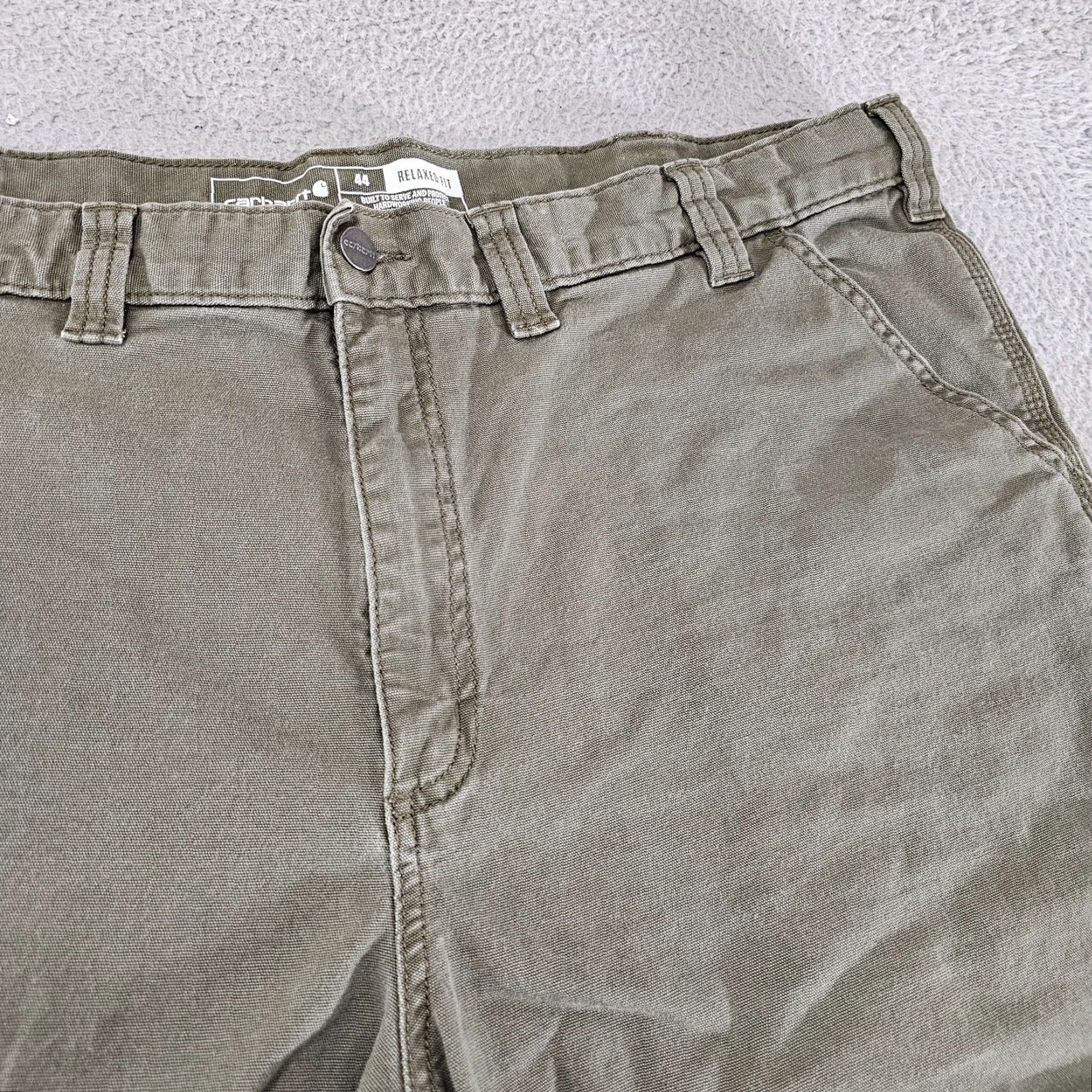 Carhartt Carhartt Shorts Mens Size 42 Moss Relaxed Canvas Cargo Carpenter Workwear Cotton Size US 42 / EU 58 - 2 Thumbnail