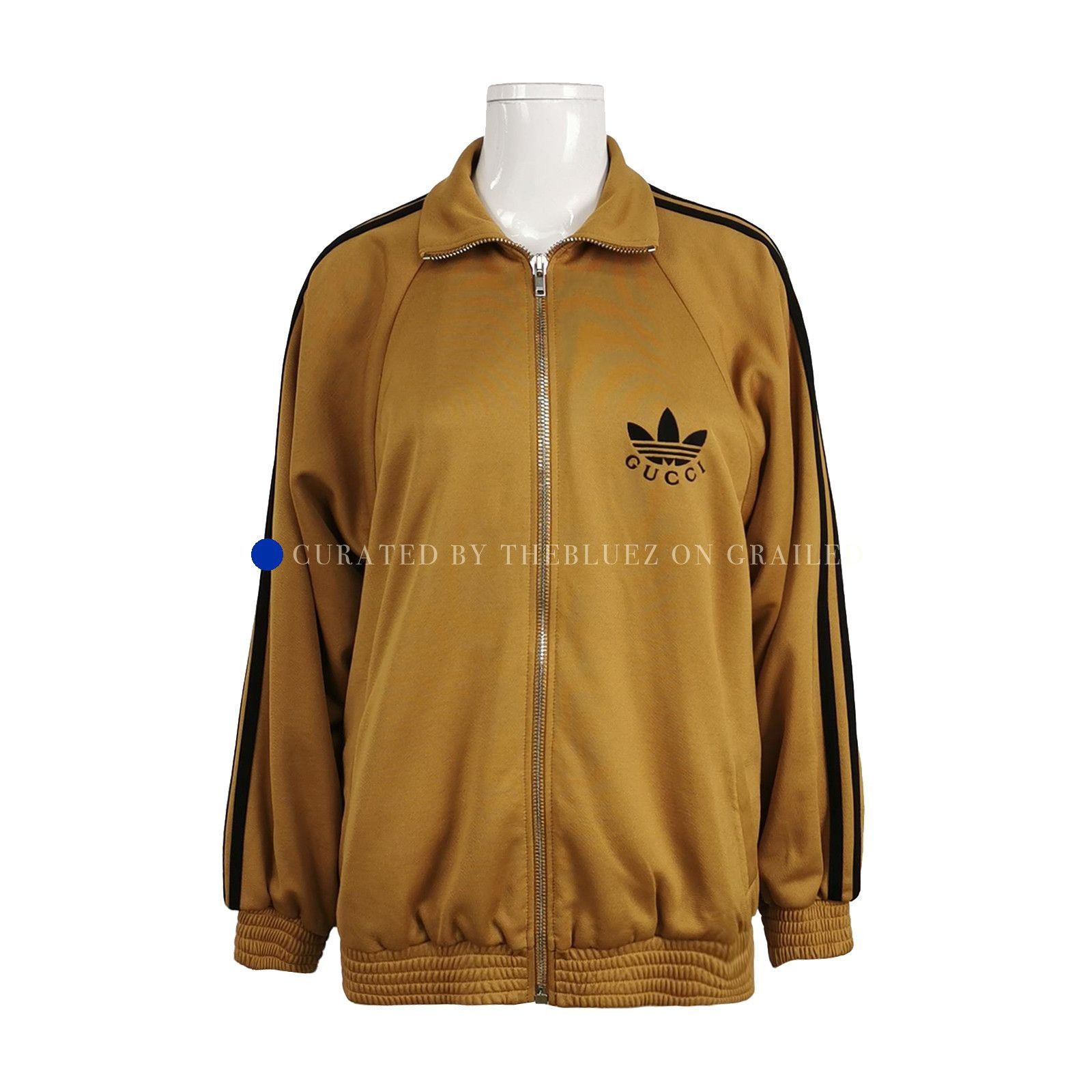 Gucci Brown Logo Track Jacket in Size S Size US S / EU 44-46 / 1 - 1 Thumbnail