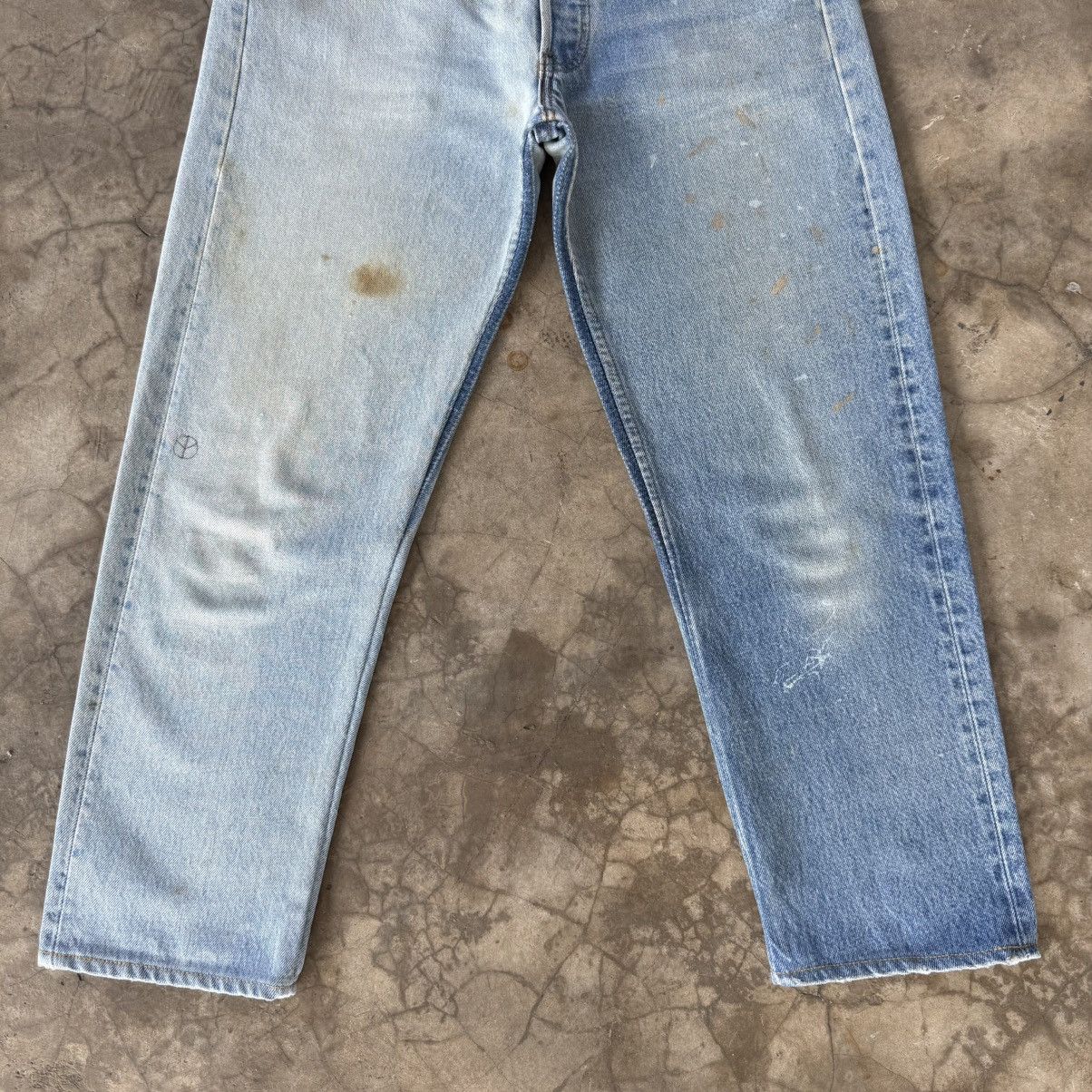 Levi's Vintage Clothing W32 Vintage Levi's 501 Faded Mud Washer Denim Jean Size US 32 / EU 48 - 4 Thumbnail