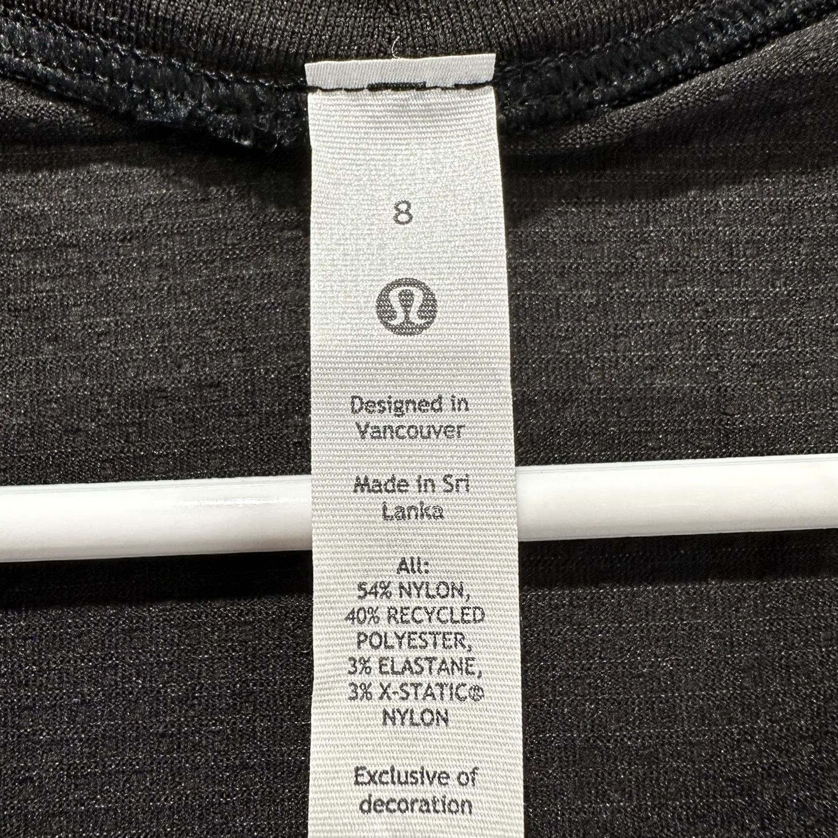 Lululemon Lululemon Swiftly Tech Short Sleeve Shirt 2.0 Womens 8 Black Dry Activewear Running T-Shirt Womens Size M / US 6-8 / IT 42-44 - 5 Thumbnail