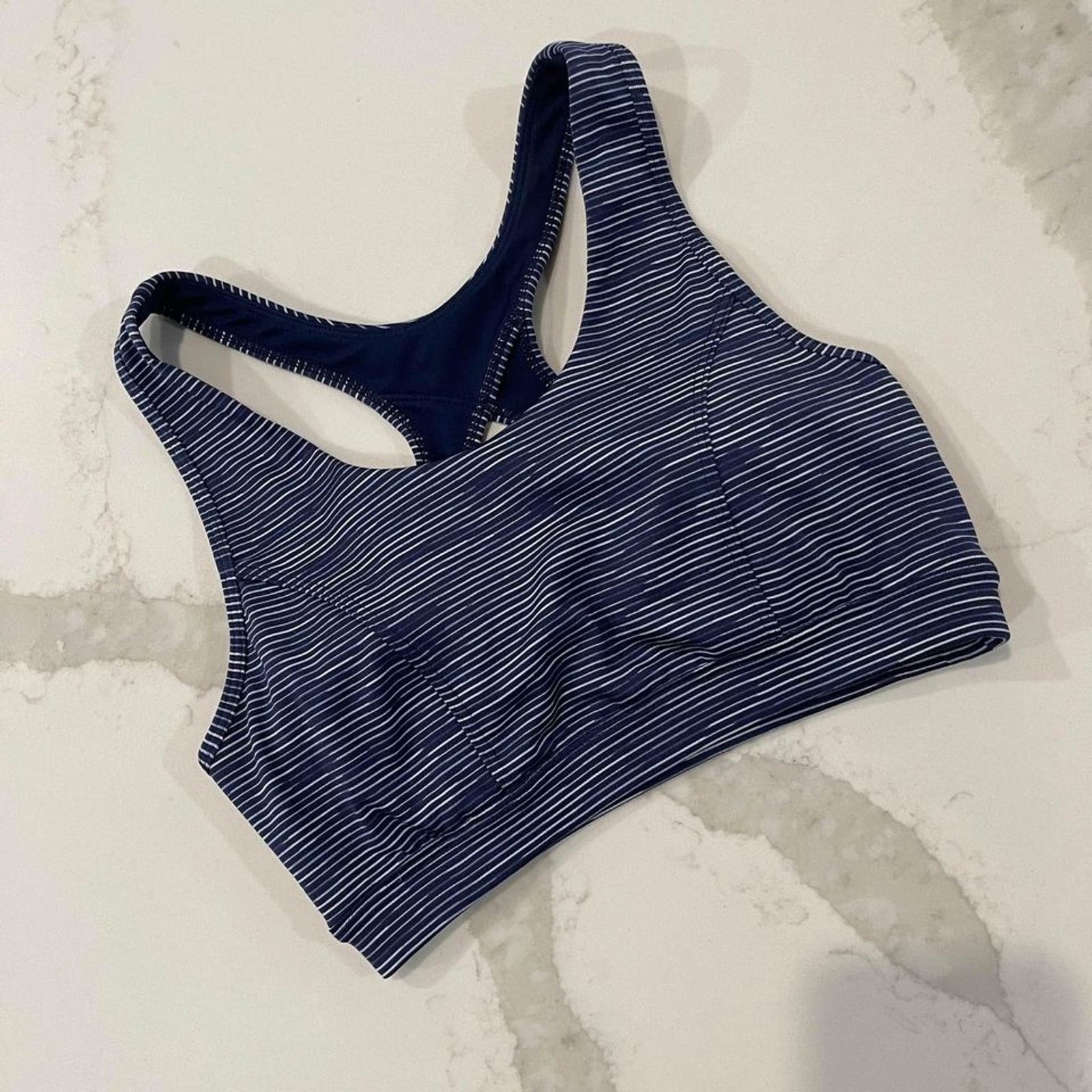 Tek Gear Tek Gear Padded Sports Bra Blue Medium Support Womens Small Size ONE SIZE - 1 Thumbnail