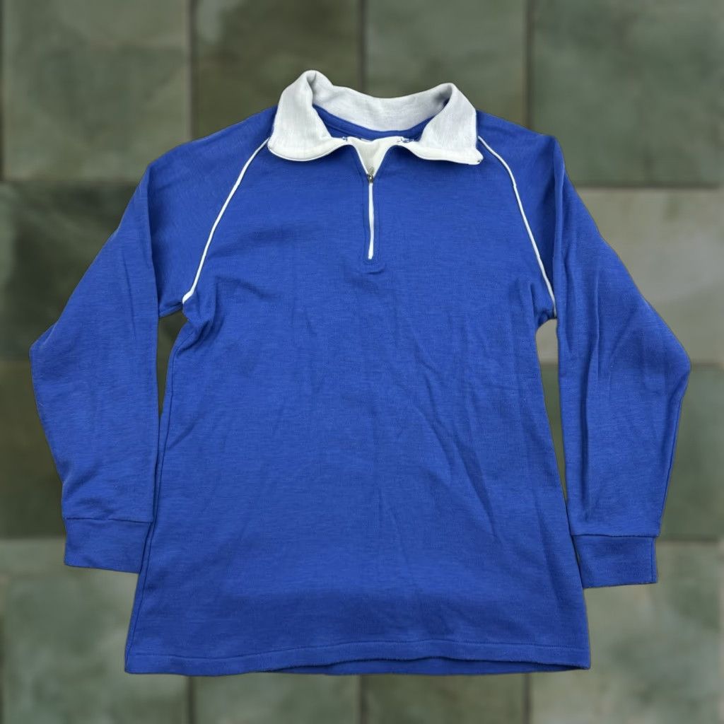 Vintage VINTAGE L.L. Bean Jacket Womens Large Blue Quarter Zip Lightweight 90s Outdoor Regular Size L Womens Jacket Blue 90s Mens/ Womens Size L / US 10 / IT 46 - 1 Thumbnail