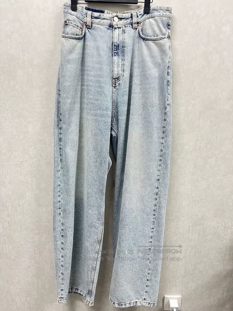 Balenciaga Balenciaga size S Mud Dyed Washed Destroyed Baggy Denim Lo Size US 27 - 1 Thumbnail