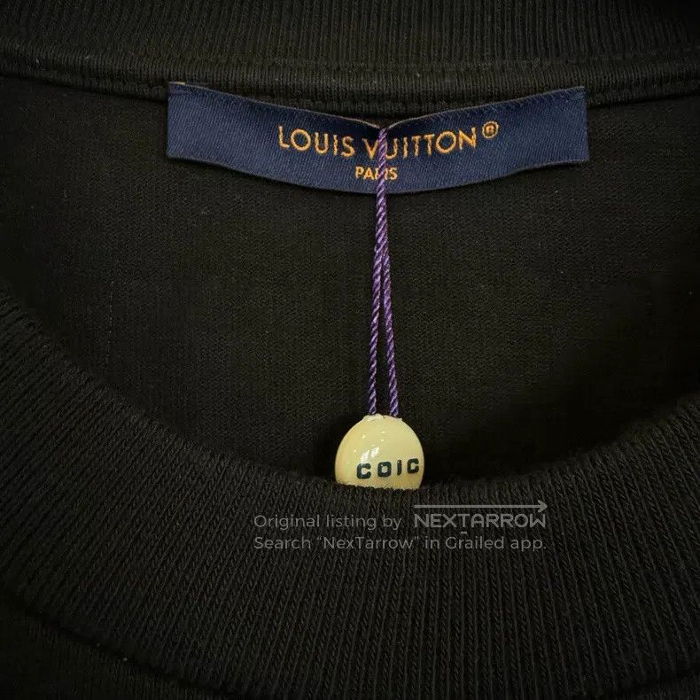 Louis Vuitton Louis Vuitton Fei Dong Co-branded Series Black Short Sleev Size US L / EU 52-54 / 3 - 3 Thumbnail