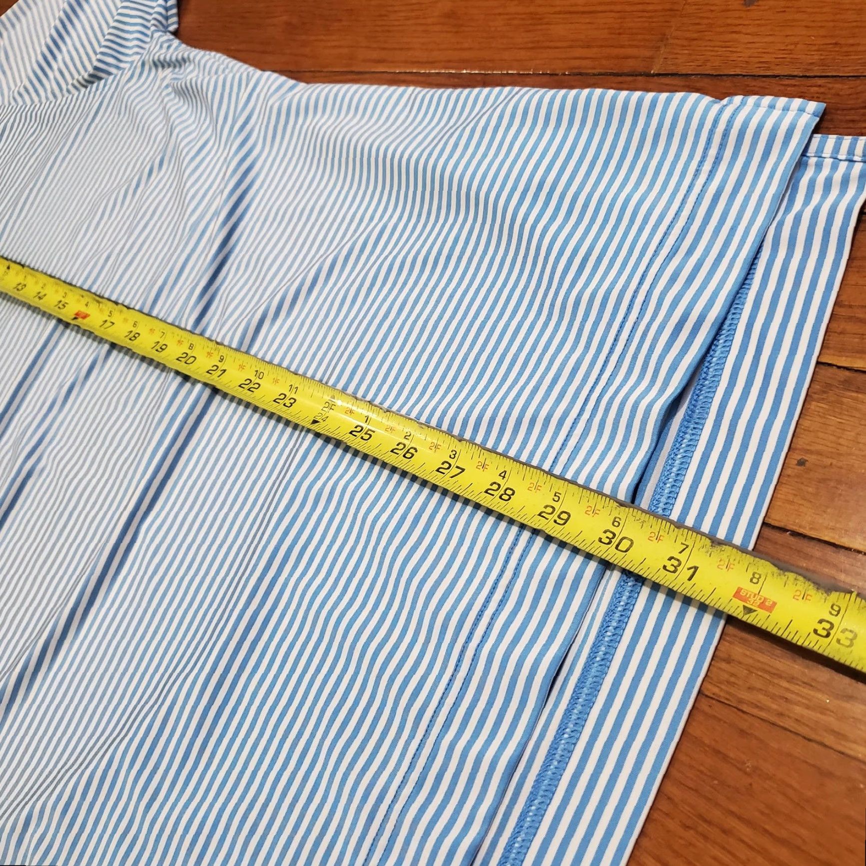 Footjoy FootJoy Polo Shirt Mens Large Blue Striped 1922 Tree Embroidery Performance Golf Shirt Size US L / EU 52-54 / 3 - 6 Thumbnail