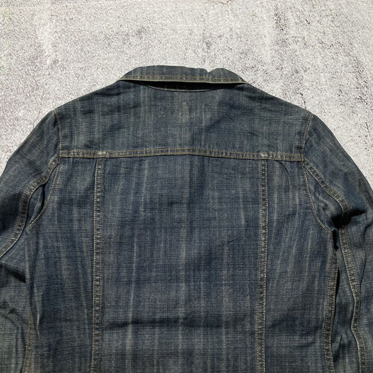 Yohji Yamamoto 🇯🇵 Vintage Ined Japan by Yohji Yamamoto Cropped Denim Jacket Size US XS / EU 42 / 0 - 9 Thumbnail