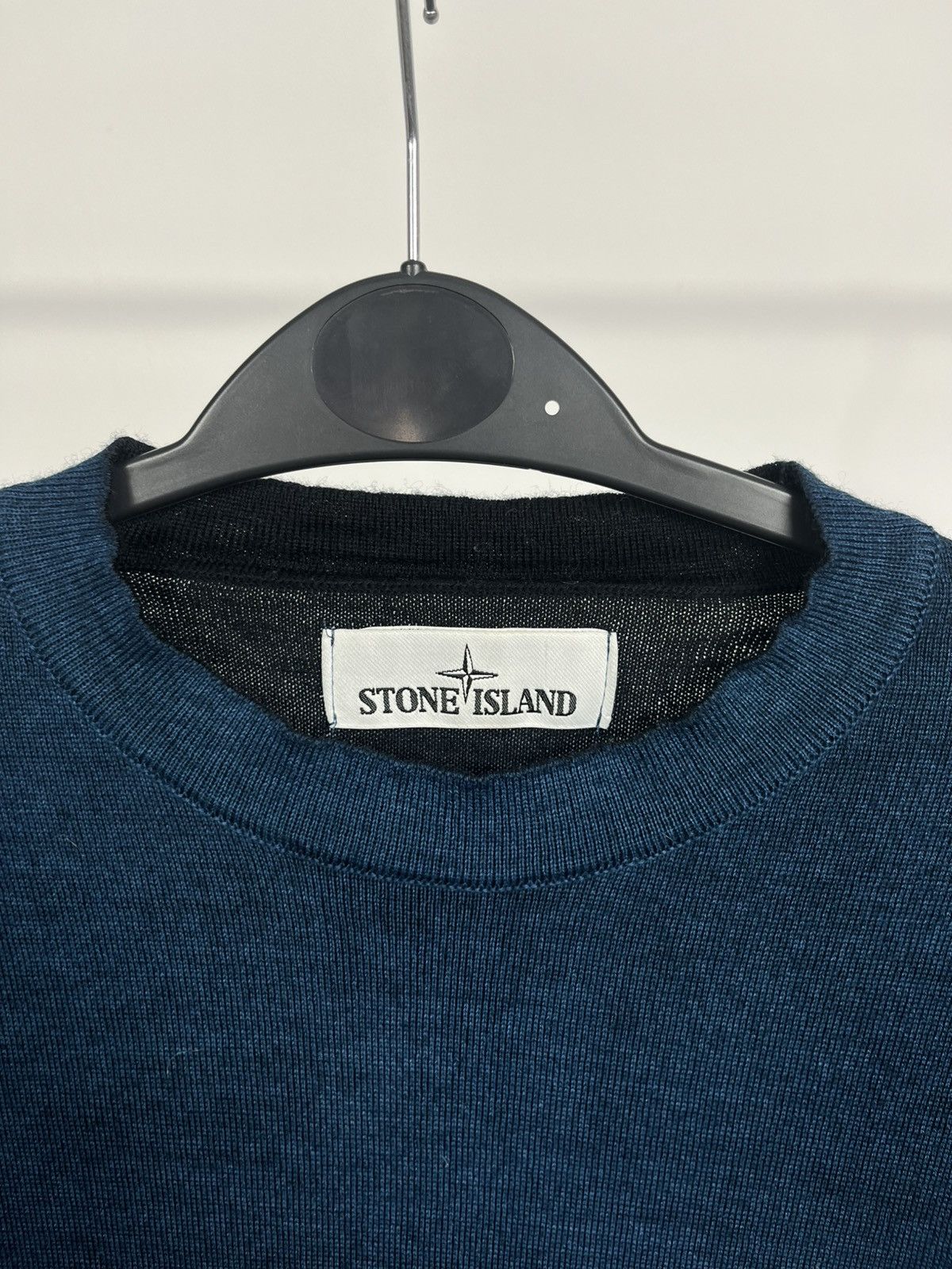 Stone Island Stone Island Blue Knit Long Sleeve Sweater Pullover Crewneck Size US M / EU 48-50 / 2 - 3 Thumbnail