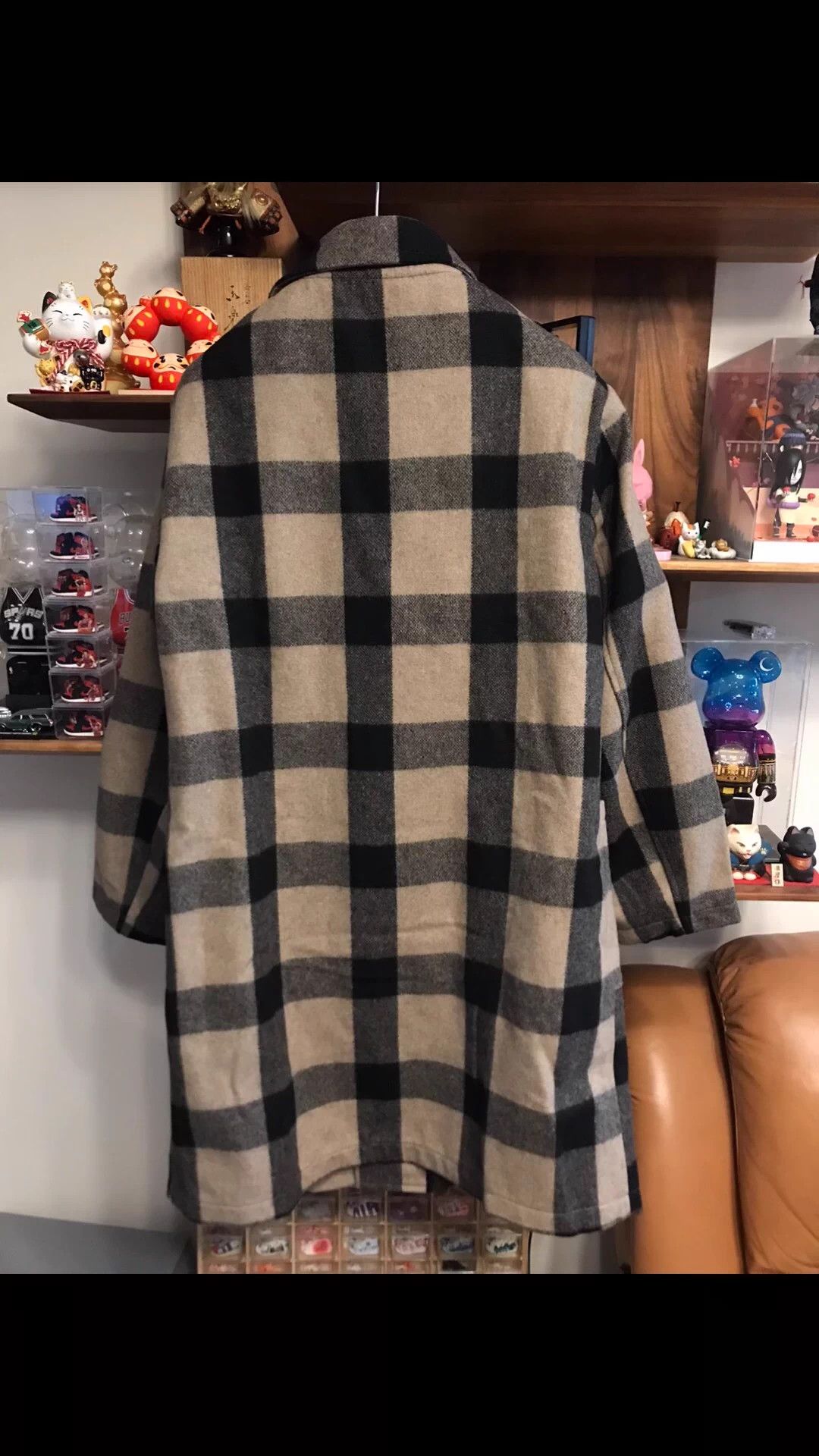 Orslow orslow wool coat large check Japan made size 3 new Size US L / EU 52-54 / 3 - 2 Thumbnail