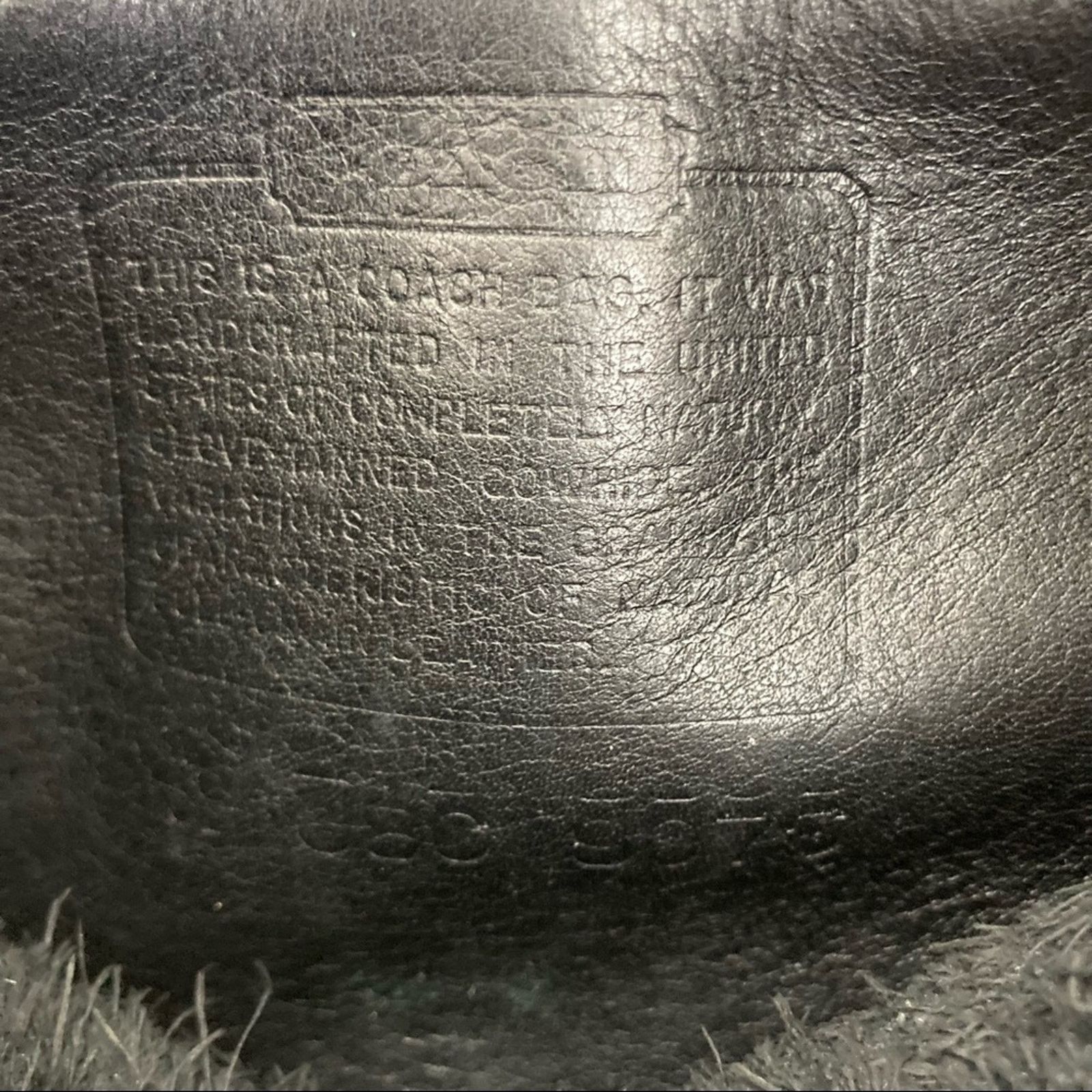 Coach Vintage Coach Black Leather Turnlock Crossbody Bag Size ONE SIZE - 7 Thumbnail