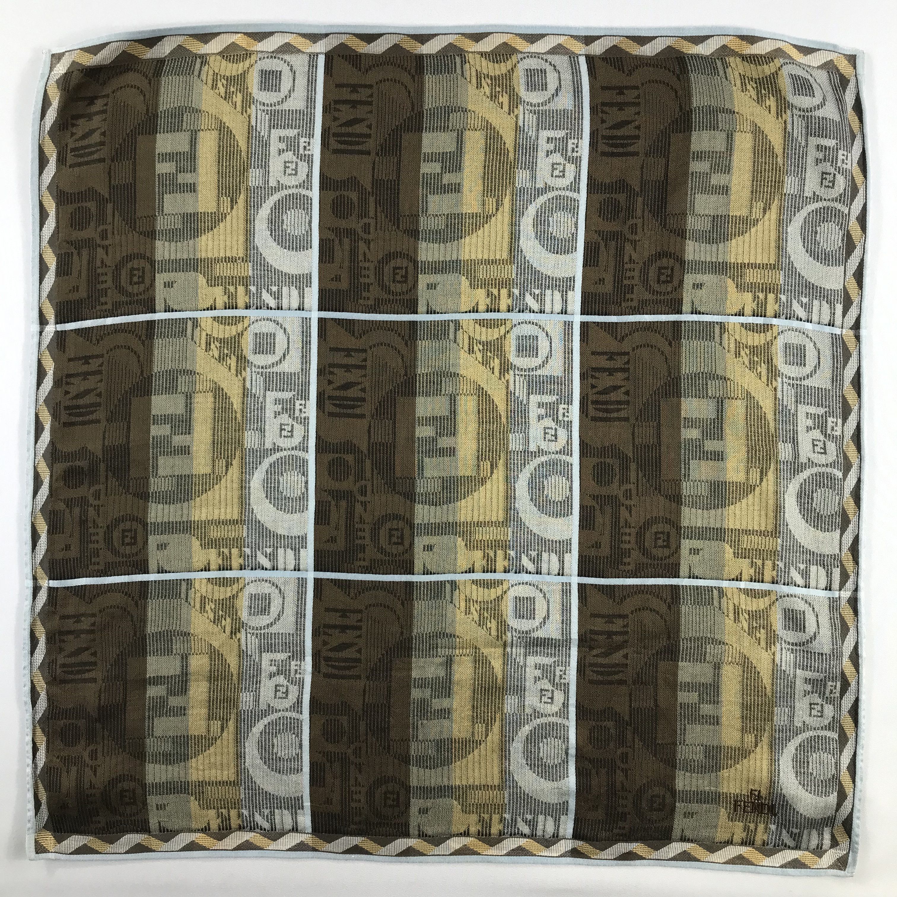 Vintage FendI Handkerchief / Bandana / Neckerchief C811 Size ONE SIZE - 3 Thumbnail