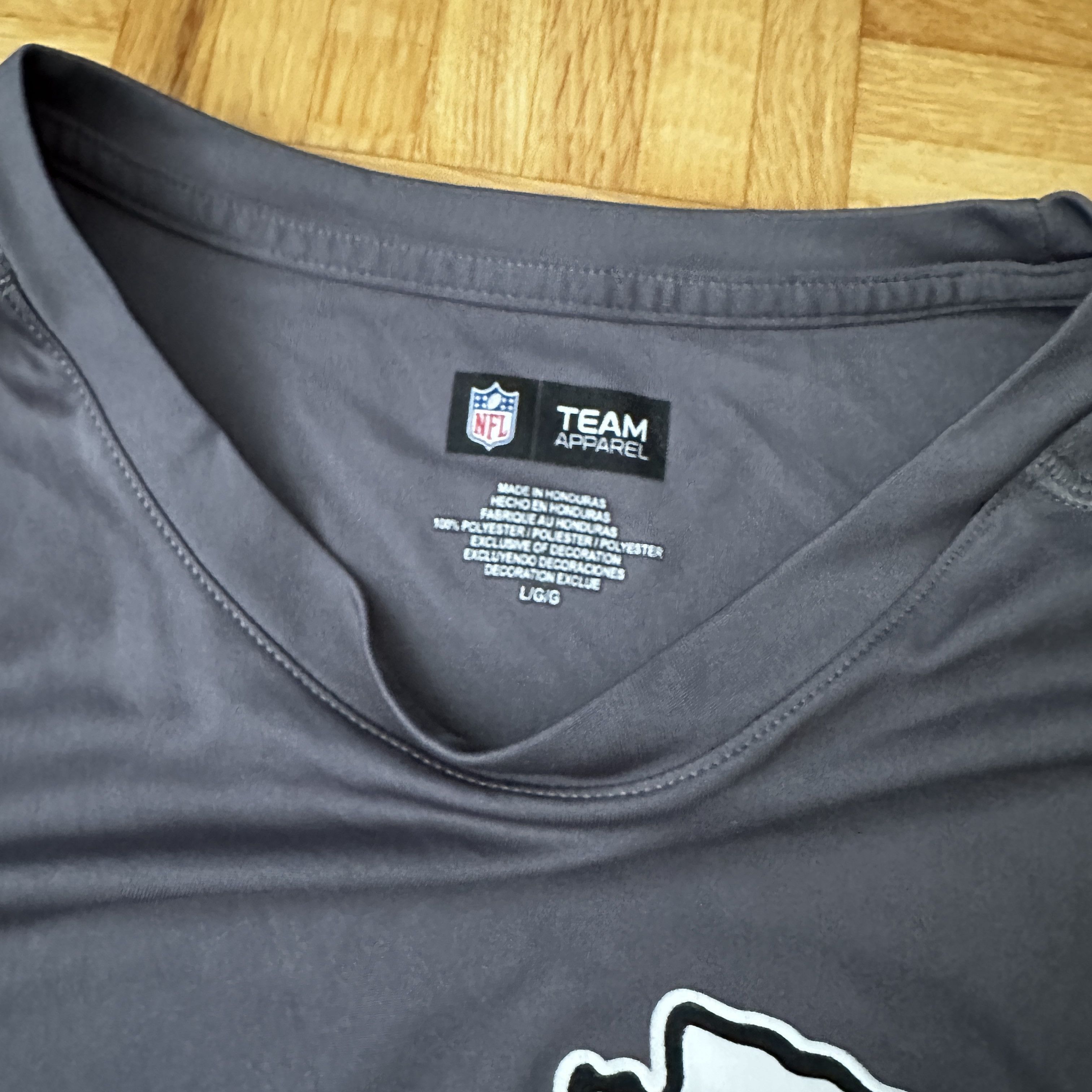NFL Kansas City Chiefs Super Rival Long Sleeve Tee Gray Large Size US L / EU 52-54 / 3 - 3 Thumbnail