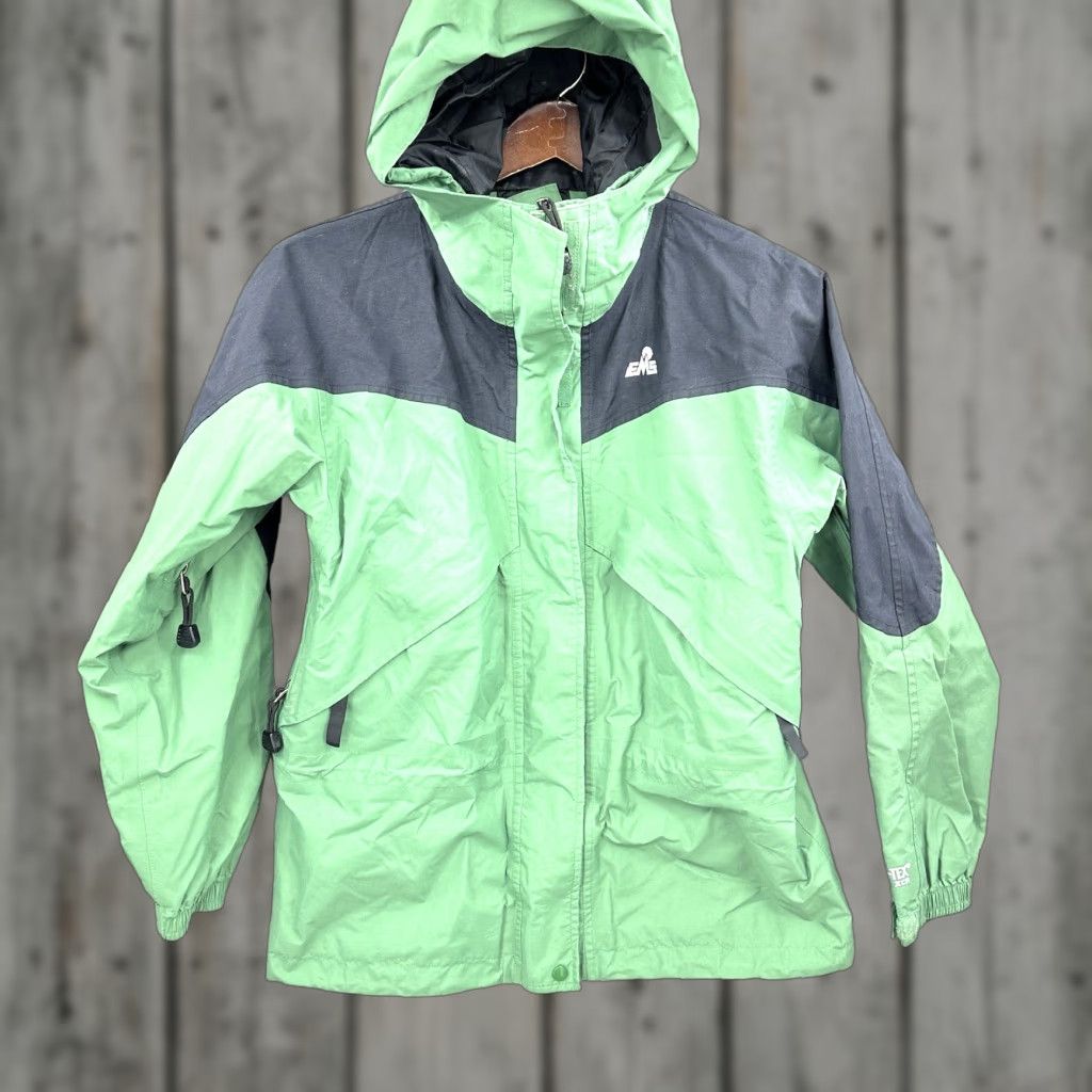 Eastern Mountain Sports EMS Eastern Mountain Jacket Womens XS Waterproof Shell Winter Hood Rain Coat Size XS / US 0-2 / IT 36-38 - 1 Thumbnail