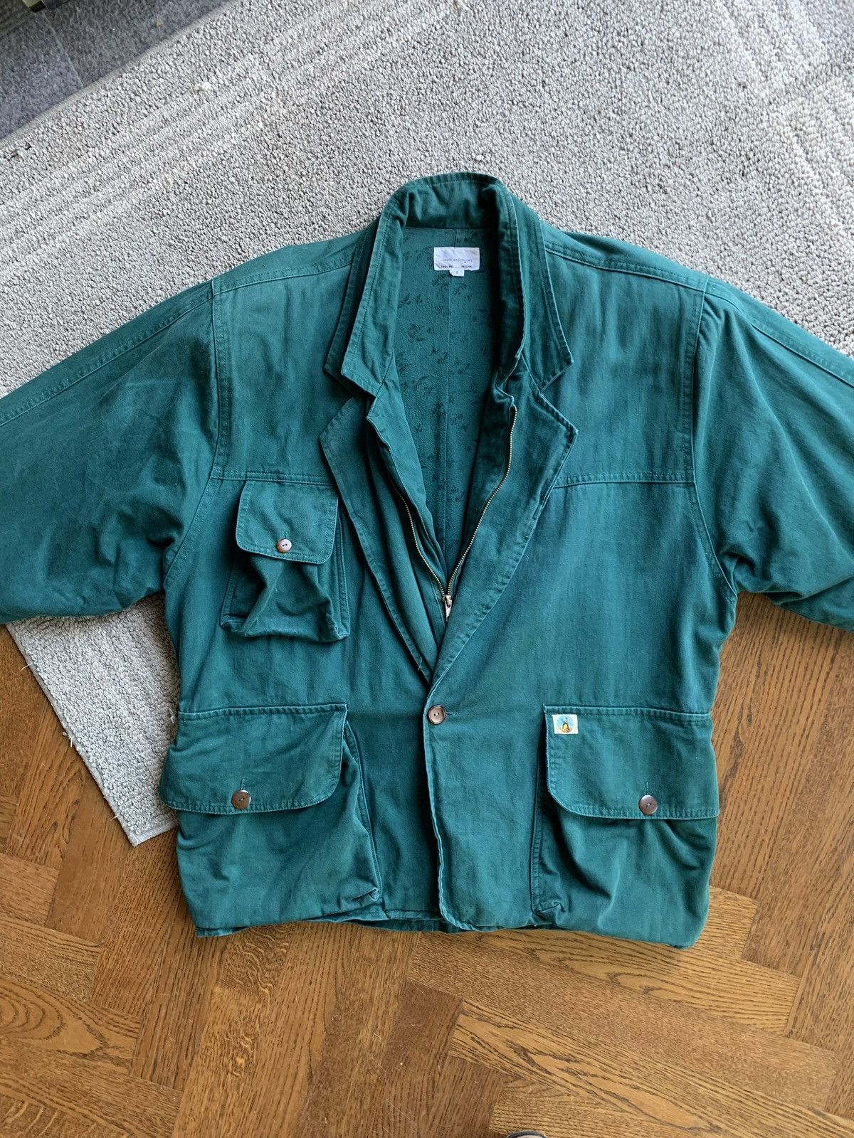 Vintage 1980s Vintage Comme Des Garcons Style Jacket Chore CDG Size US M / EU 48-50 / 2 - 17 Thumbnail