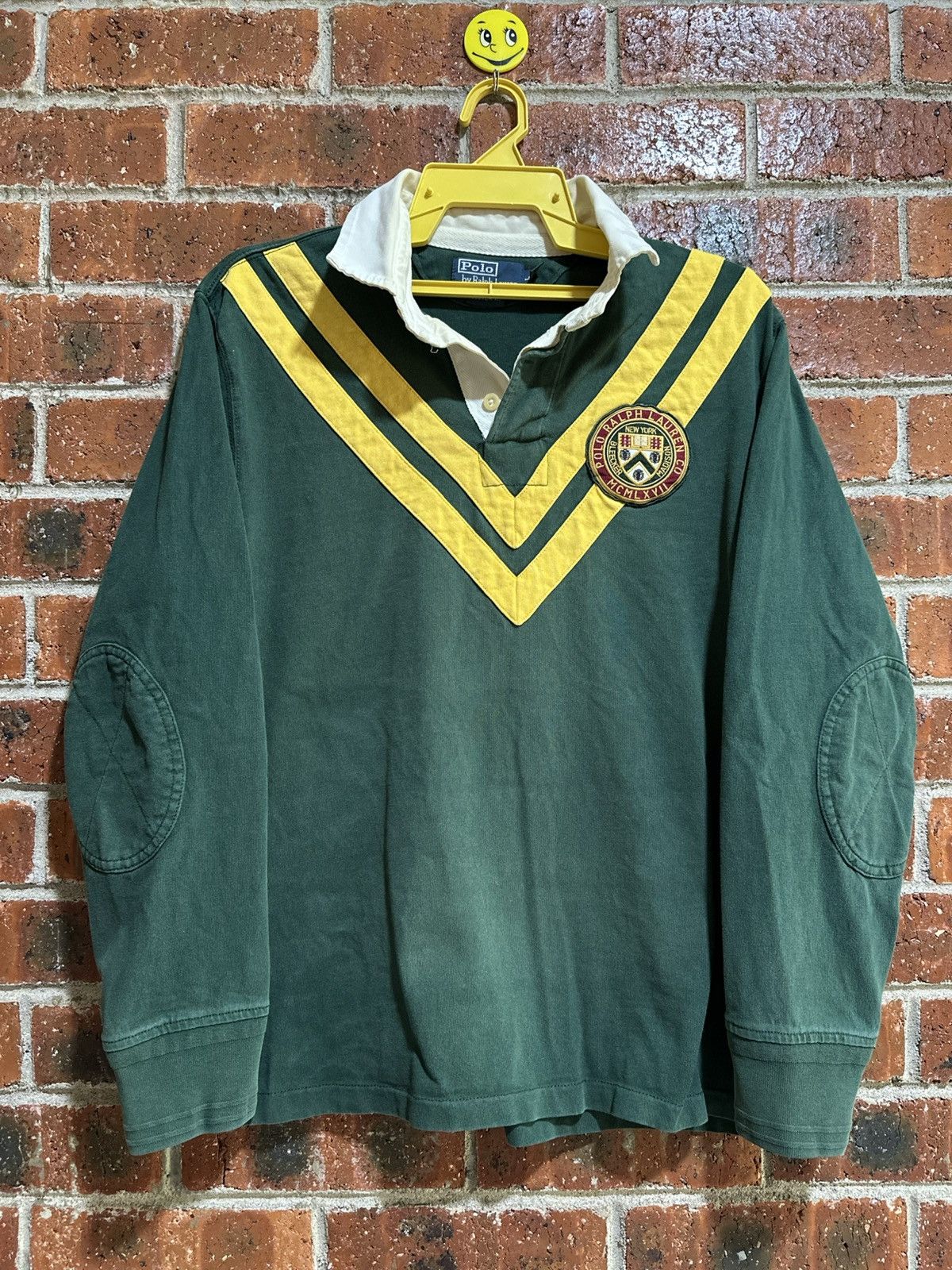 Polo Ralph Lauren Vintage Polo Ralph Lauren Rugby Long Sleeve Tee Size US L / EU 52-54 / 3 - 1 Thumbnail