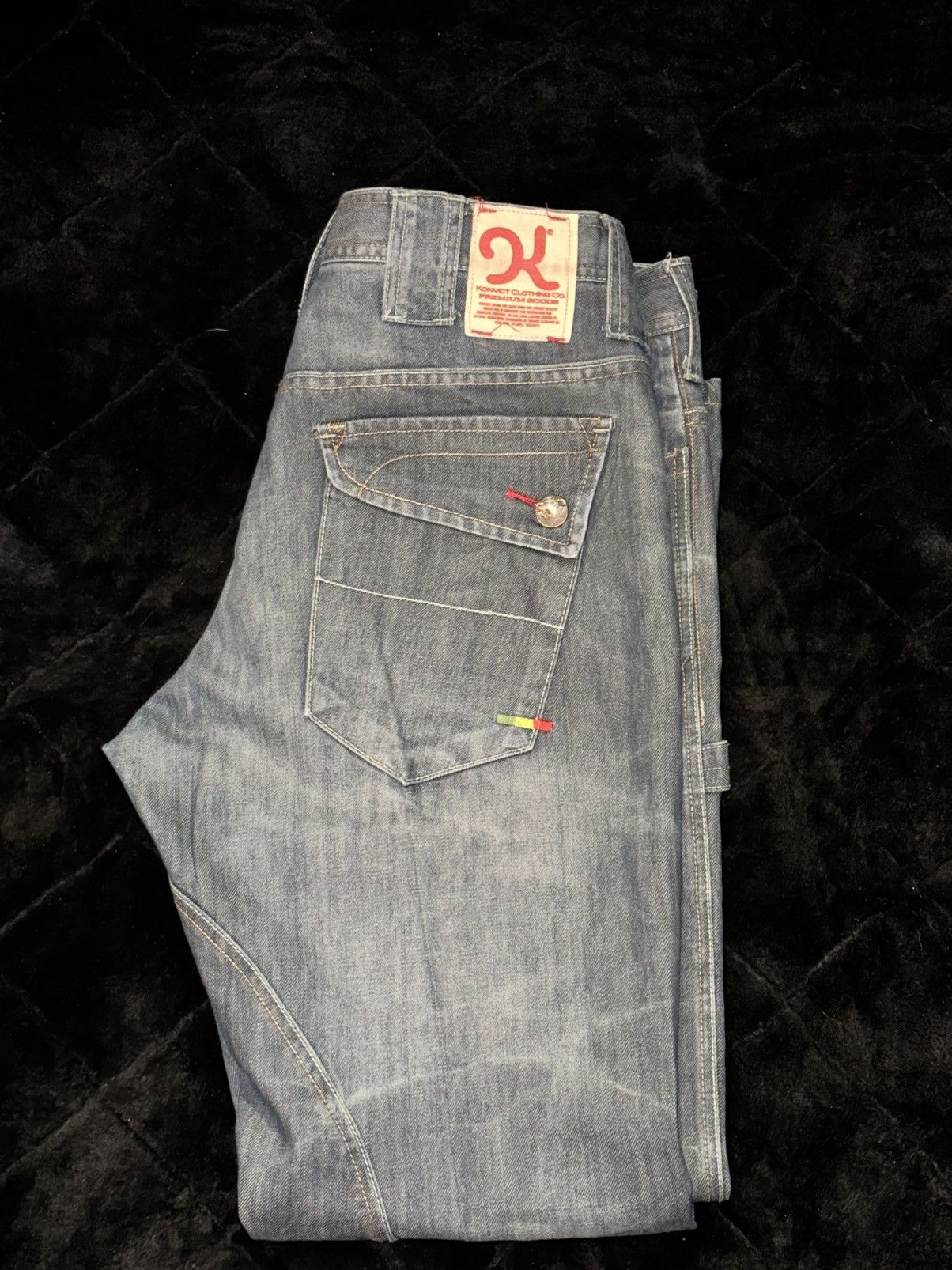 Vintage Konvict Straight Jean Size US 34 / EU 50 - 1 Thumbnail