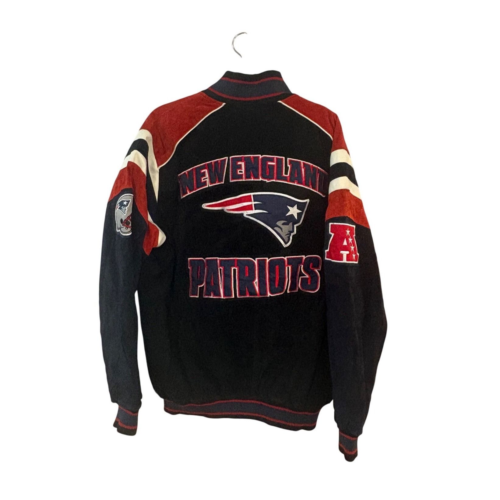 NFL New England Patriots NFL Men's G-III Faux Leather Suede Jack Size US XL / EU 56 / 4 - 2 Thumbnail