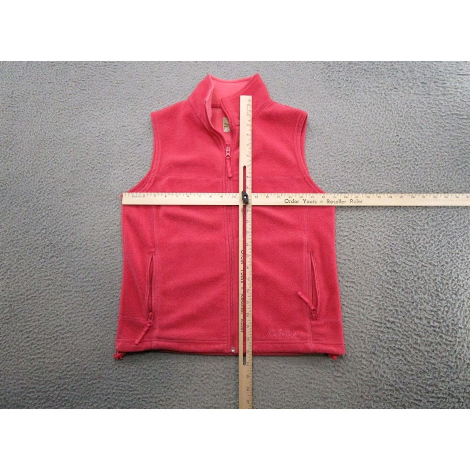 Vintage Cabela's Women’s Vest Fleece Full Zip Pink XS S Regular Size Small Outdoor Size S / US 4 / IT 40 - 4 Thumbnail