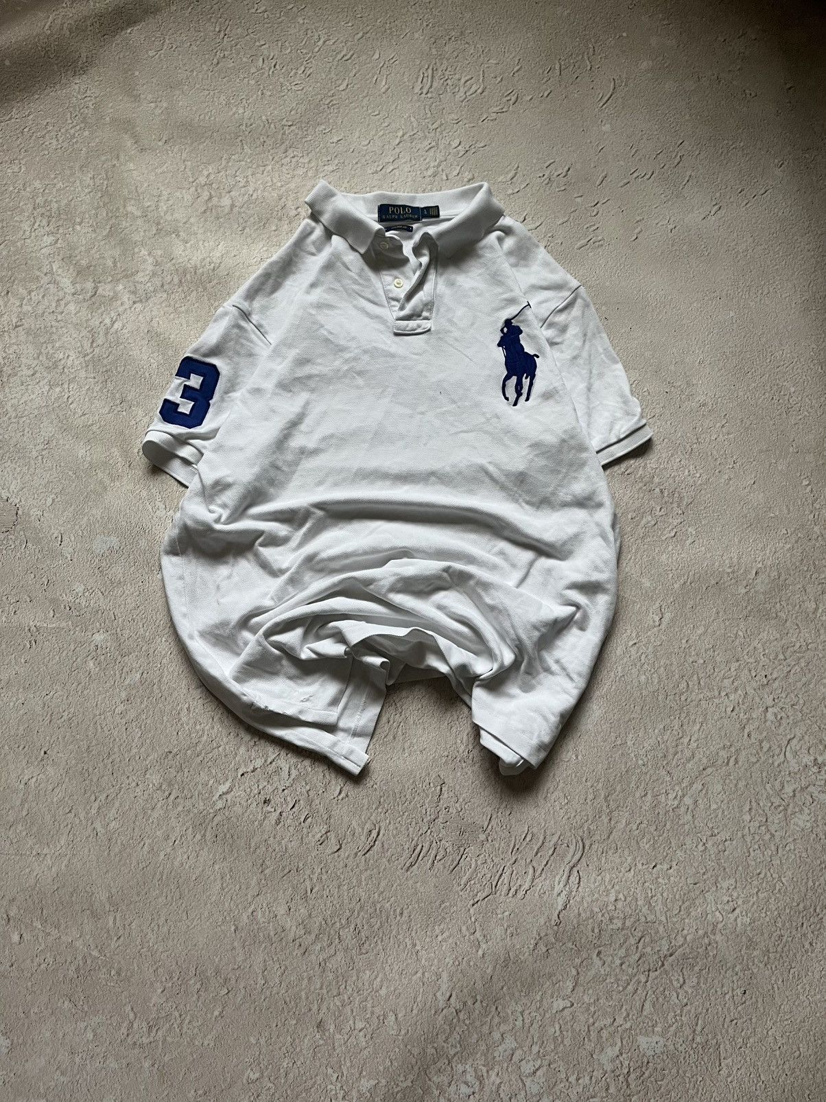 Polo Ralph Lauren Polo Ralph Lauren Big Pony White Polo Shirt Size US L / EU 52-54 / 3 - 1 Thumbnail