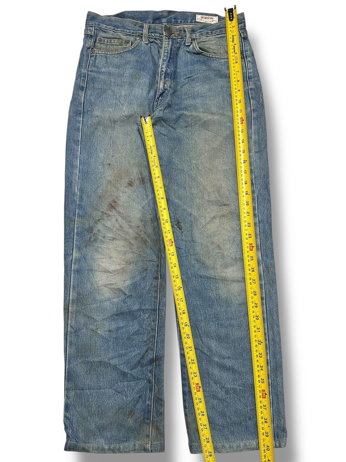 Japanese Brand Bobson Vintage Baggy Loose Style With Faded and Mudwash Size US 32 / EU 48 - 16 Thumbnail