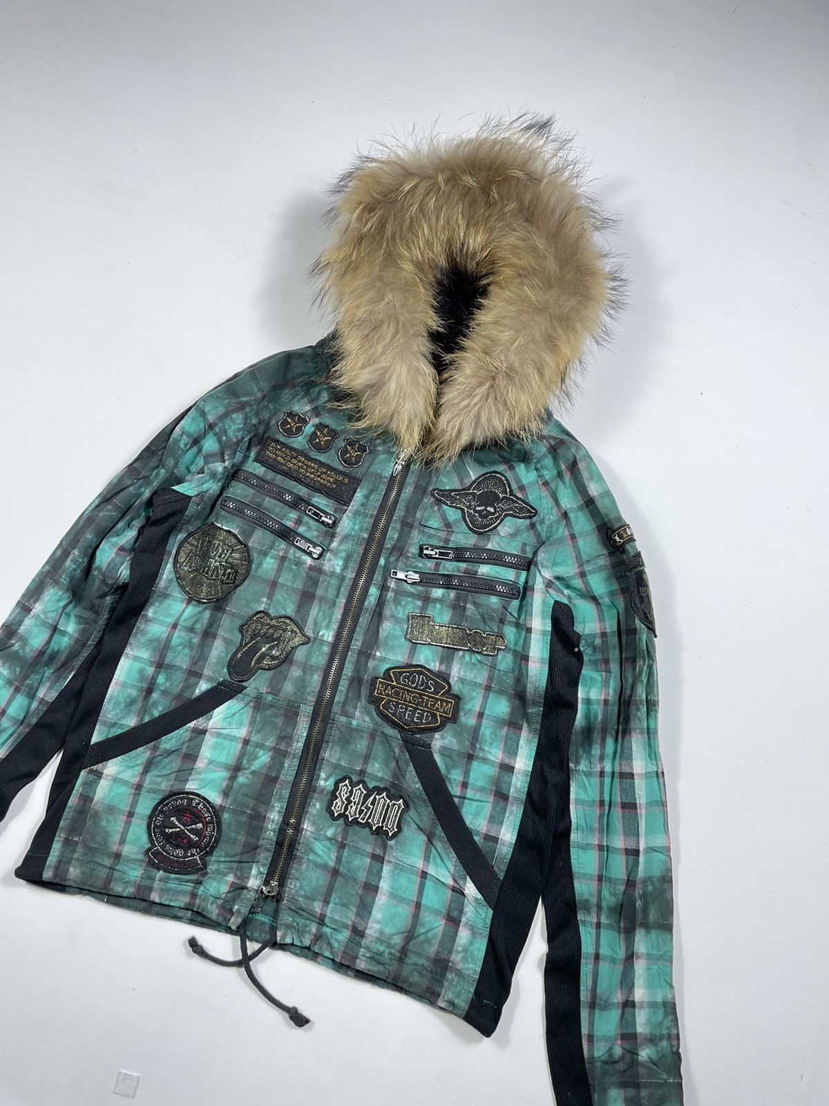 Japanese Brand Japanese Punk fur ziphoodie pats Punk Gothic style Size US M / EU 48-50 / 2 - 2 Thumbnail