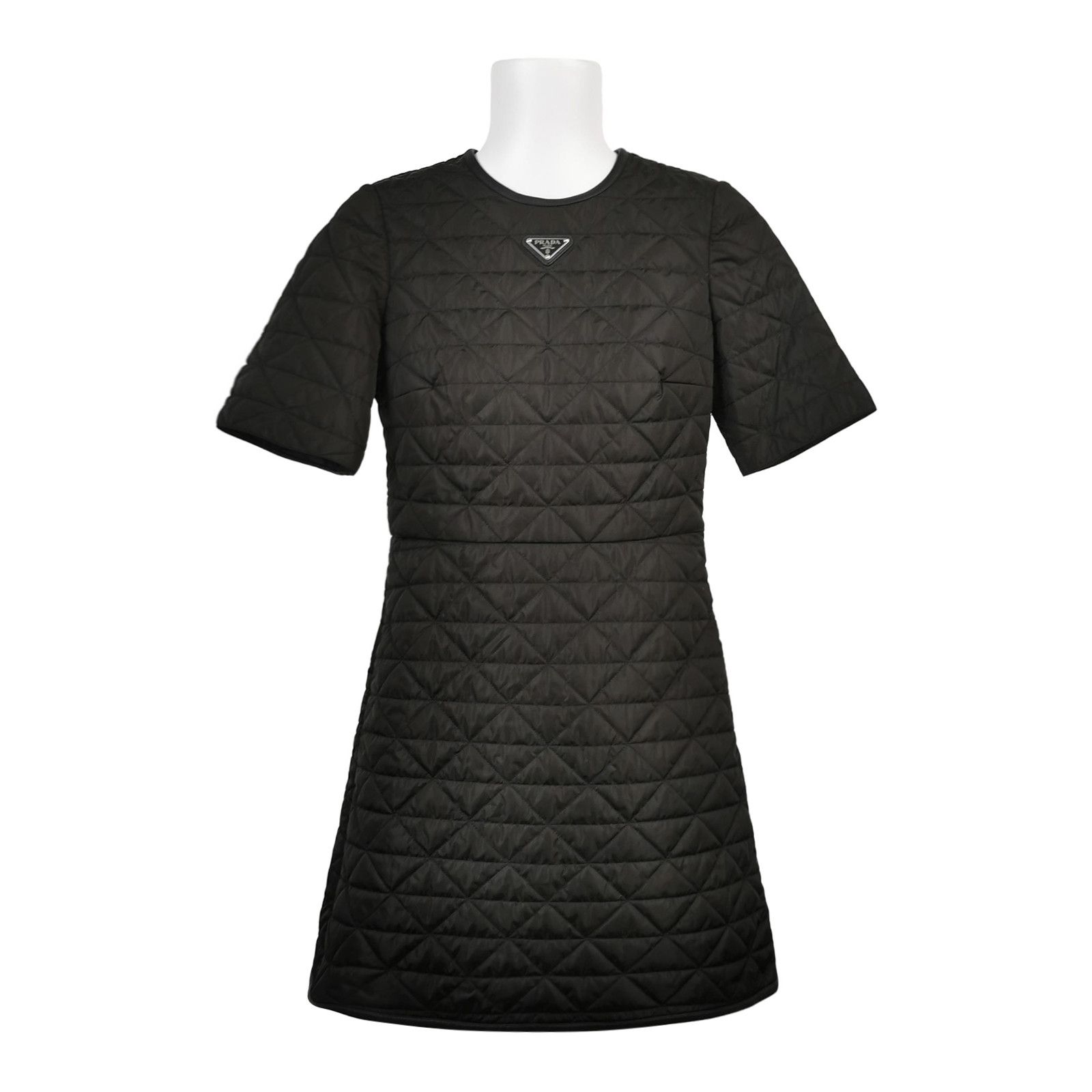Prada Prada Re-Nylon Quilted Mini Dress Size 36S Size XS / US 0-2 / IT 36-38 - 1 Thumbnail