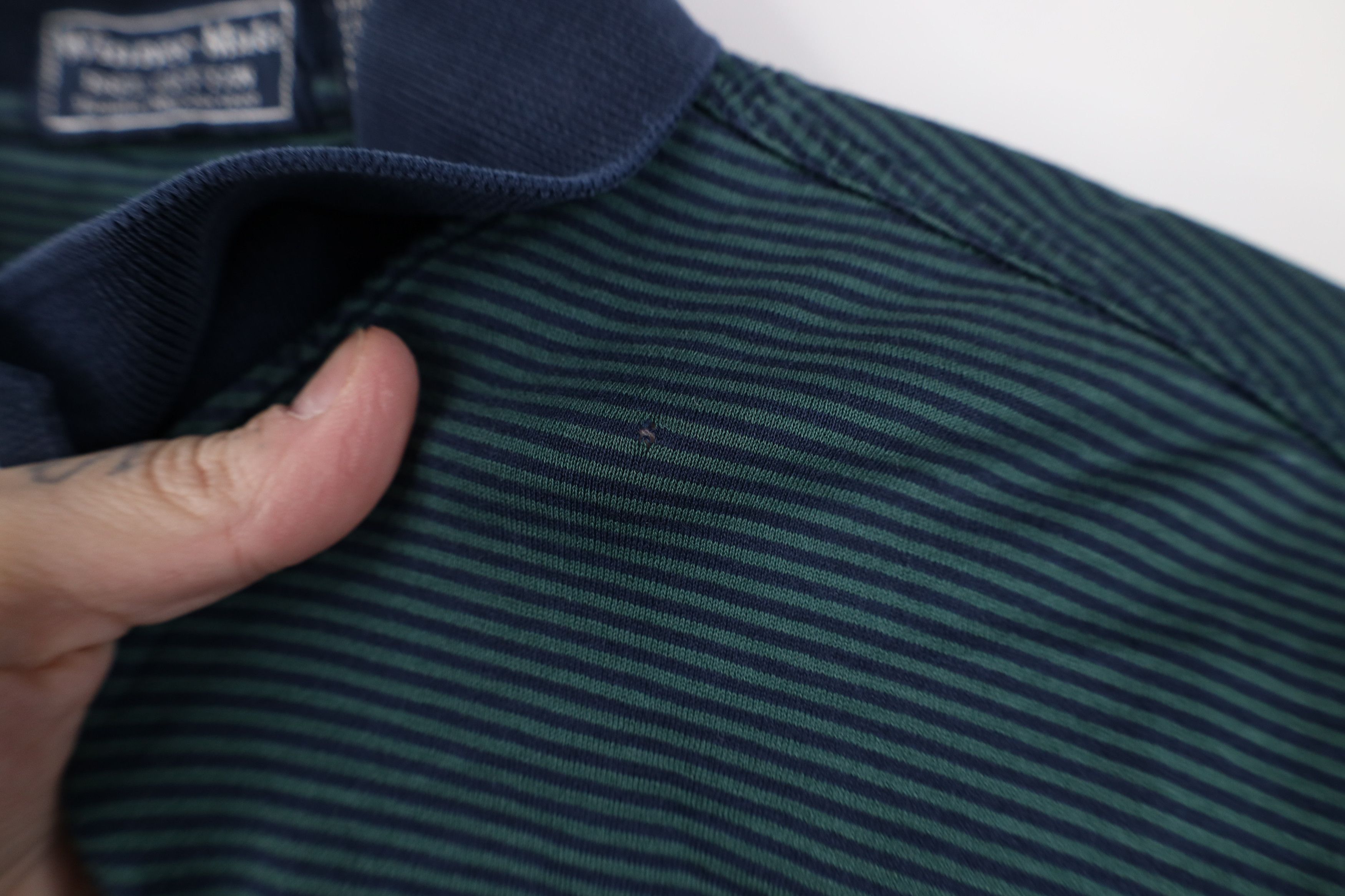 Vintage Vintage 90s Streetwear Soft Cotton Striped Golf Polo Shirt Size US M / EU 48-50 / 2 - 4 Thumbnail
