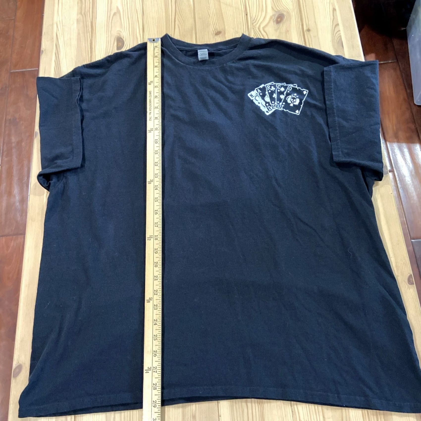 Vintage Narcotics Division T Shirt Jokers Black 2XL Mens Short Sleeve Crew Neck Band Punk Rock HC OC Size US XXL / EU 58 / 5 - 4 Thumbnail