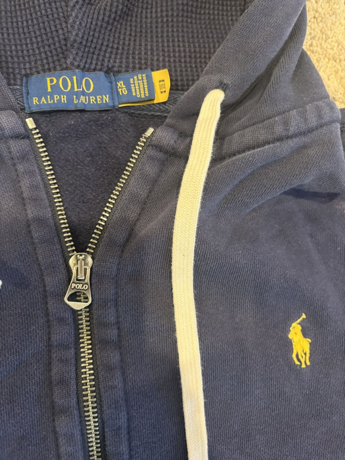 Polo Ralph Lauren Polo Ralph Lauren Zip Up Hoodie Size US XL / EU 56 / 4 - 2 Thumbnail