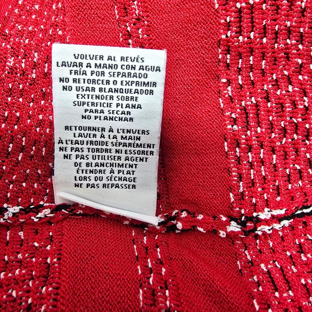 The Unbranded Brand Women's Ruby Rd. Red & Black Patterned Cardigan Sweater L Size L / US 10 / IT 46 - 8 Thumbnail